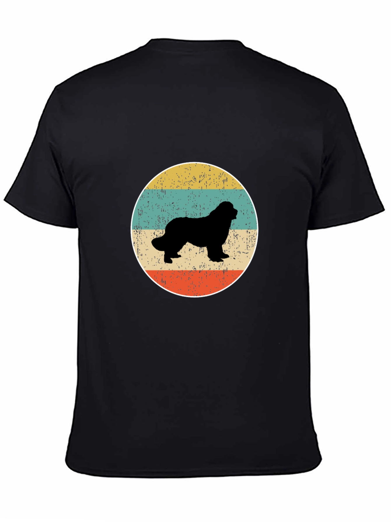 Retro Dog Silhouette Graphic Tee