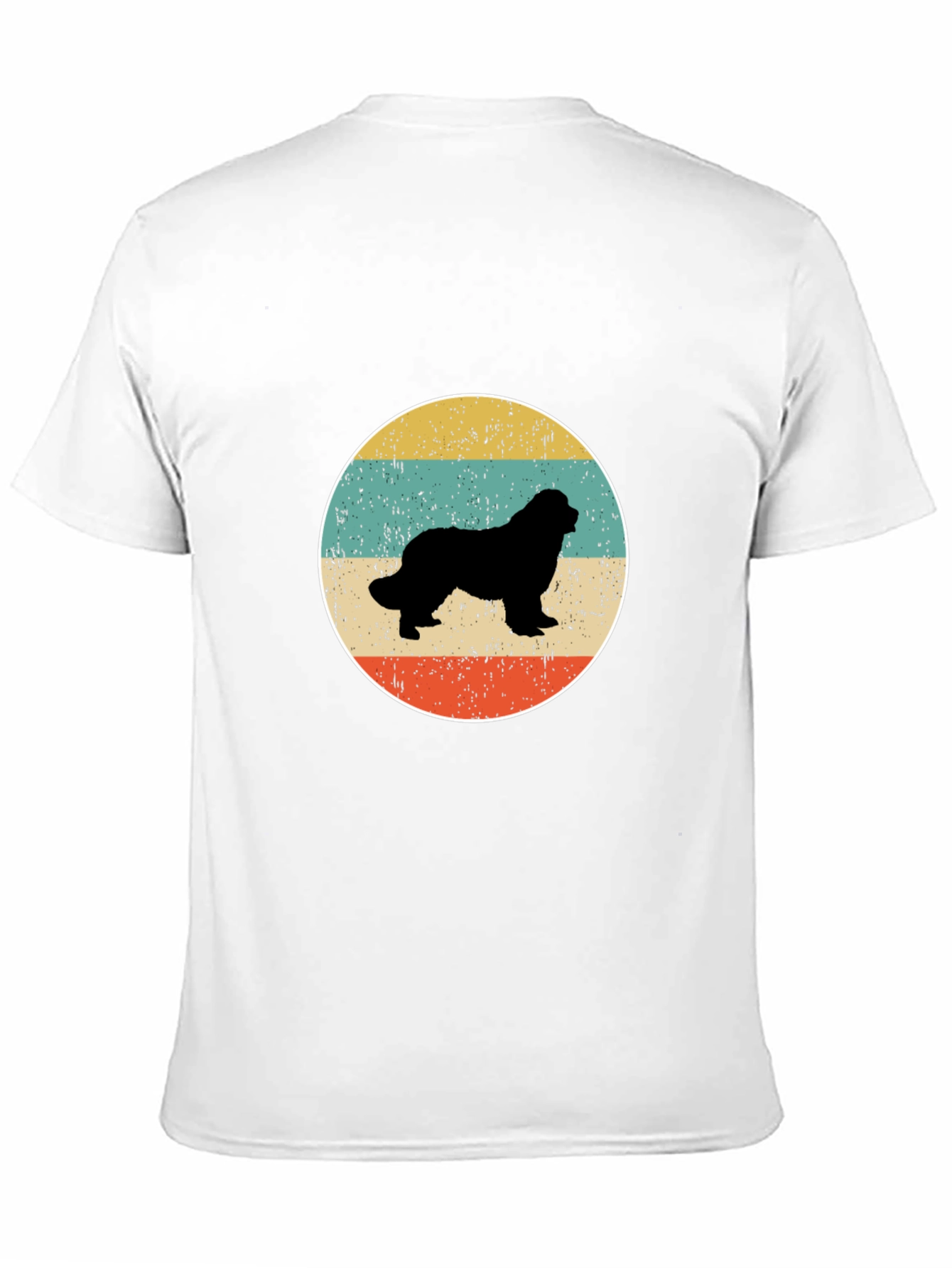 Retro Dog Silhouette Graphic Tee