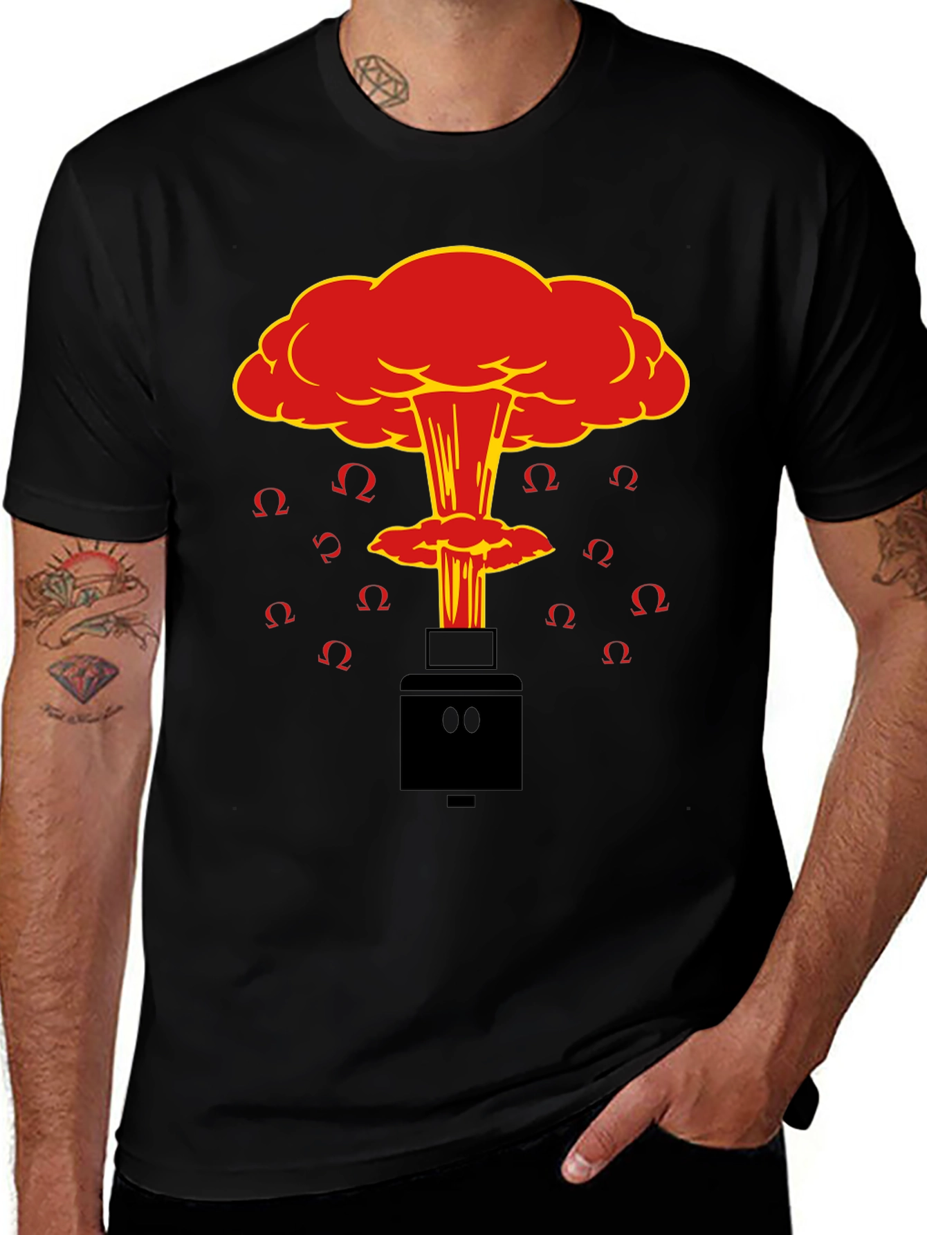 Atomic Vape Black T-Shirt