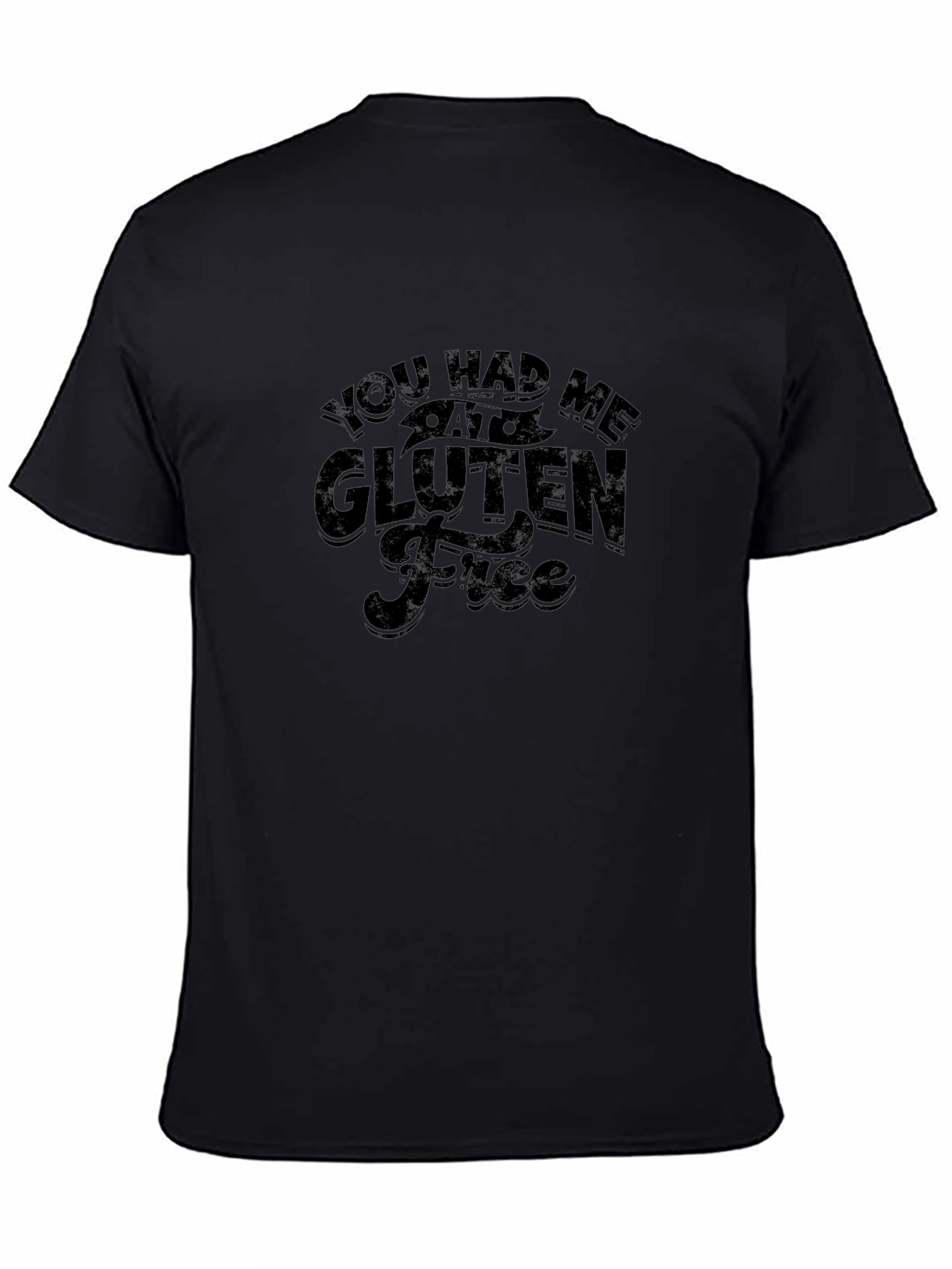 Gluten Free Graphic Tee - Black T-Shirt
