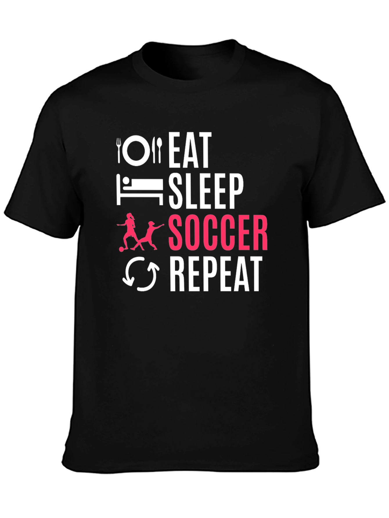 Eat Sleep Soccer Repeat T-Shirt