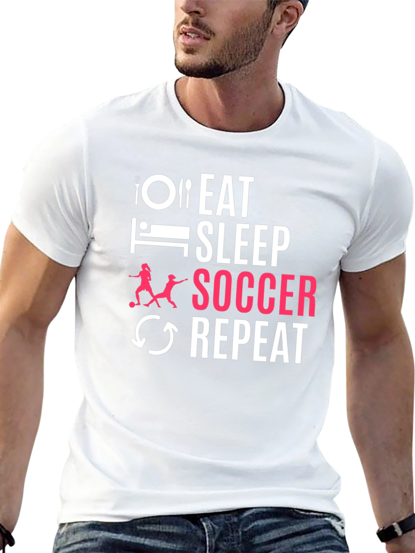 Eat Sleep Soccer Repeat T-Shirt