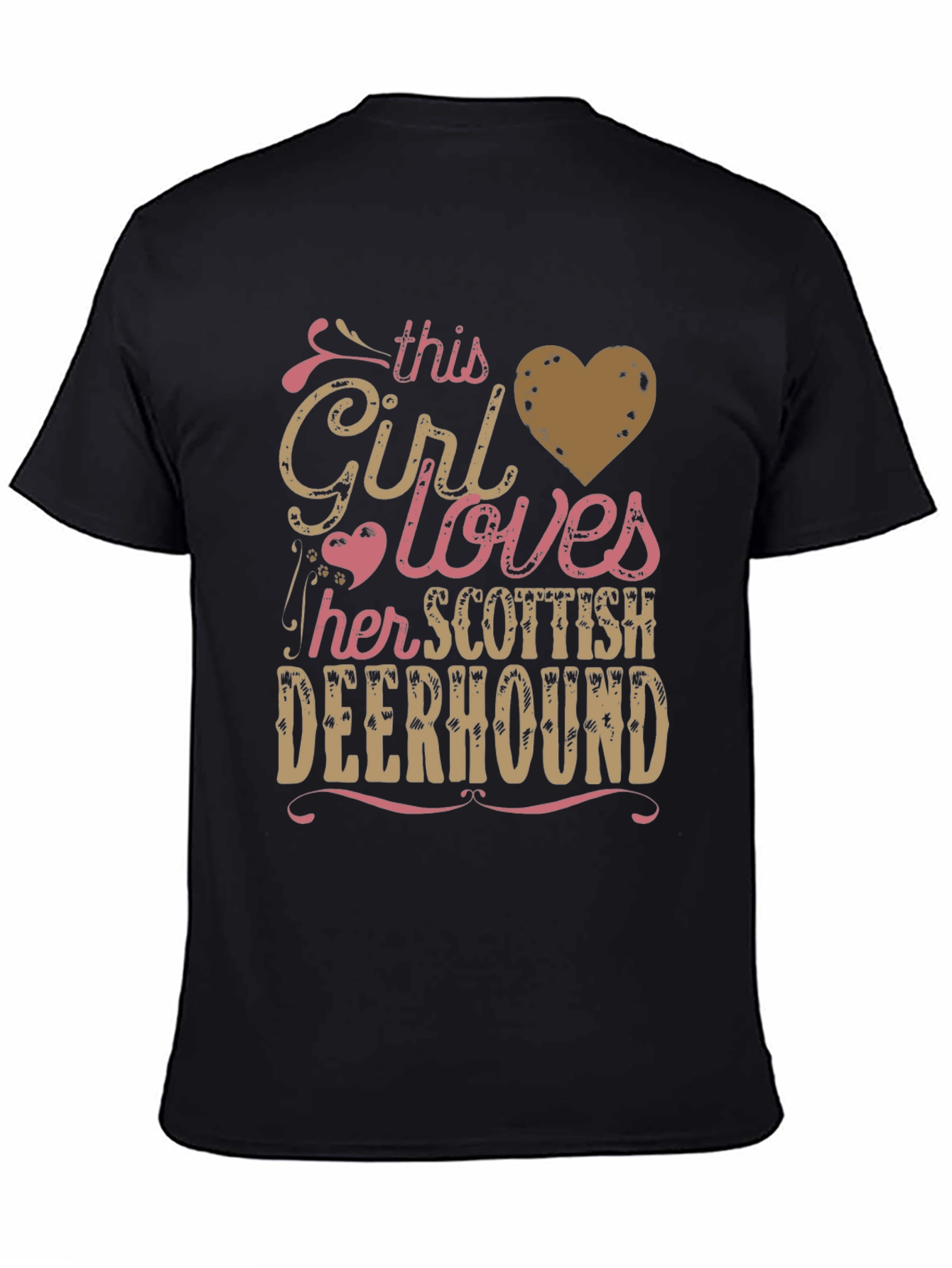 Girl Loves Scottish Deerhound T-Shirt