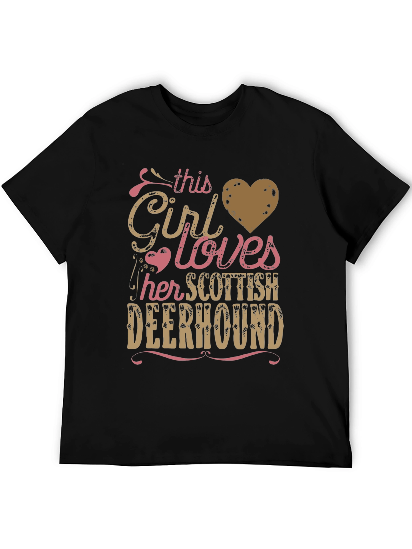 Girl Loves Scottish Deerhound T-Shirt