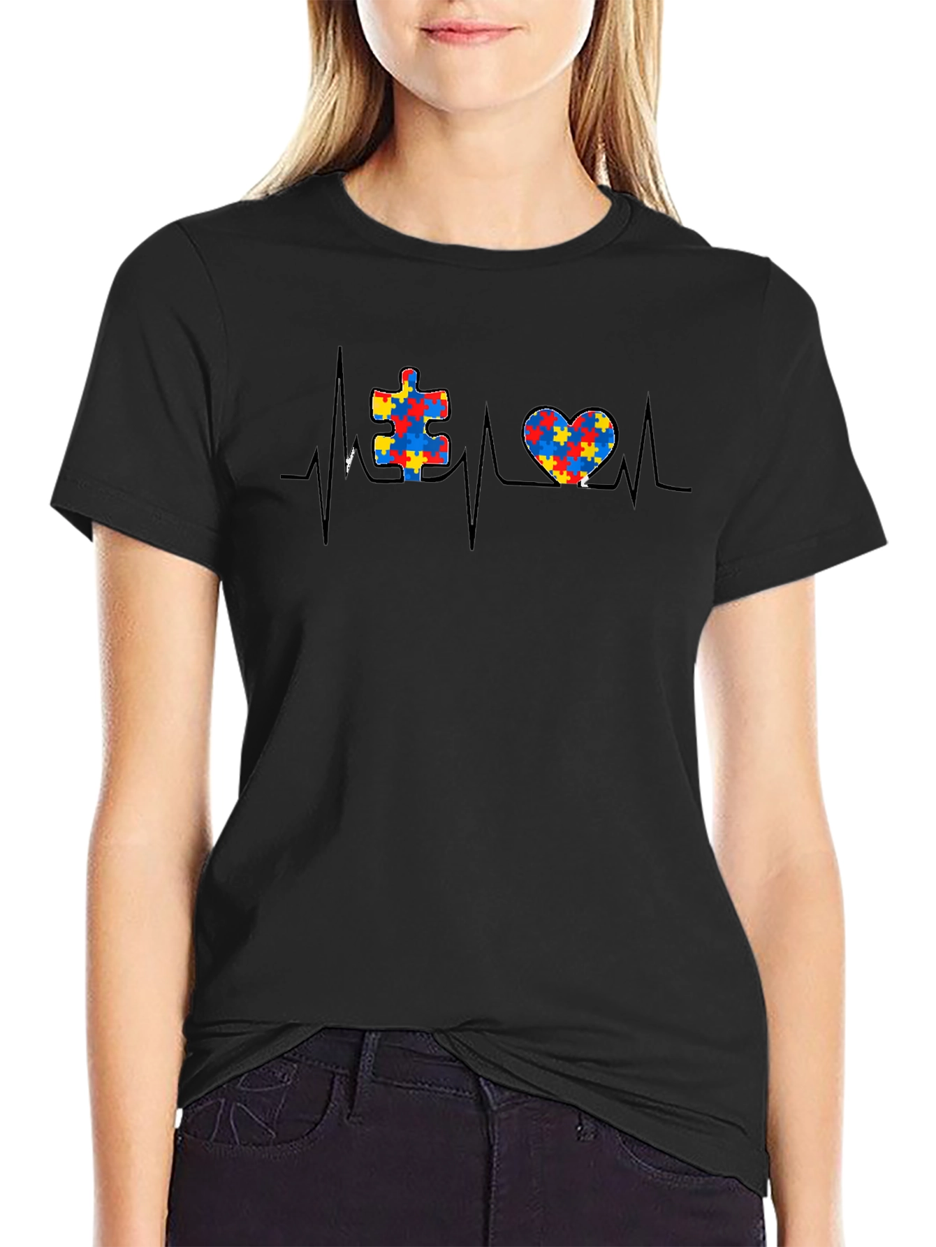 Autism Awareness Heartbeat T-Shirt
