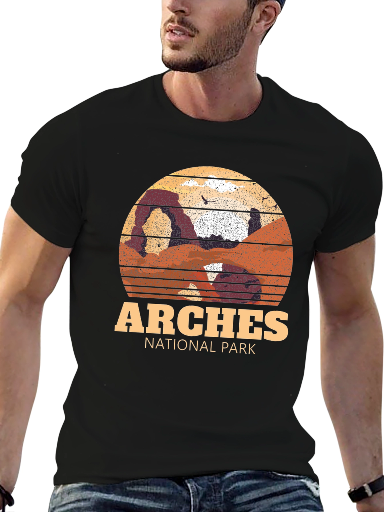 Arches National Park Graphic Tee - Black