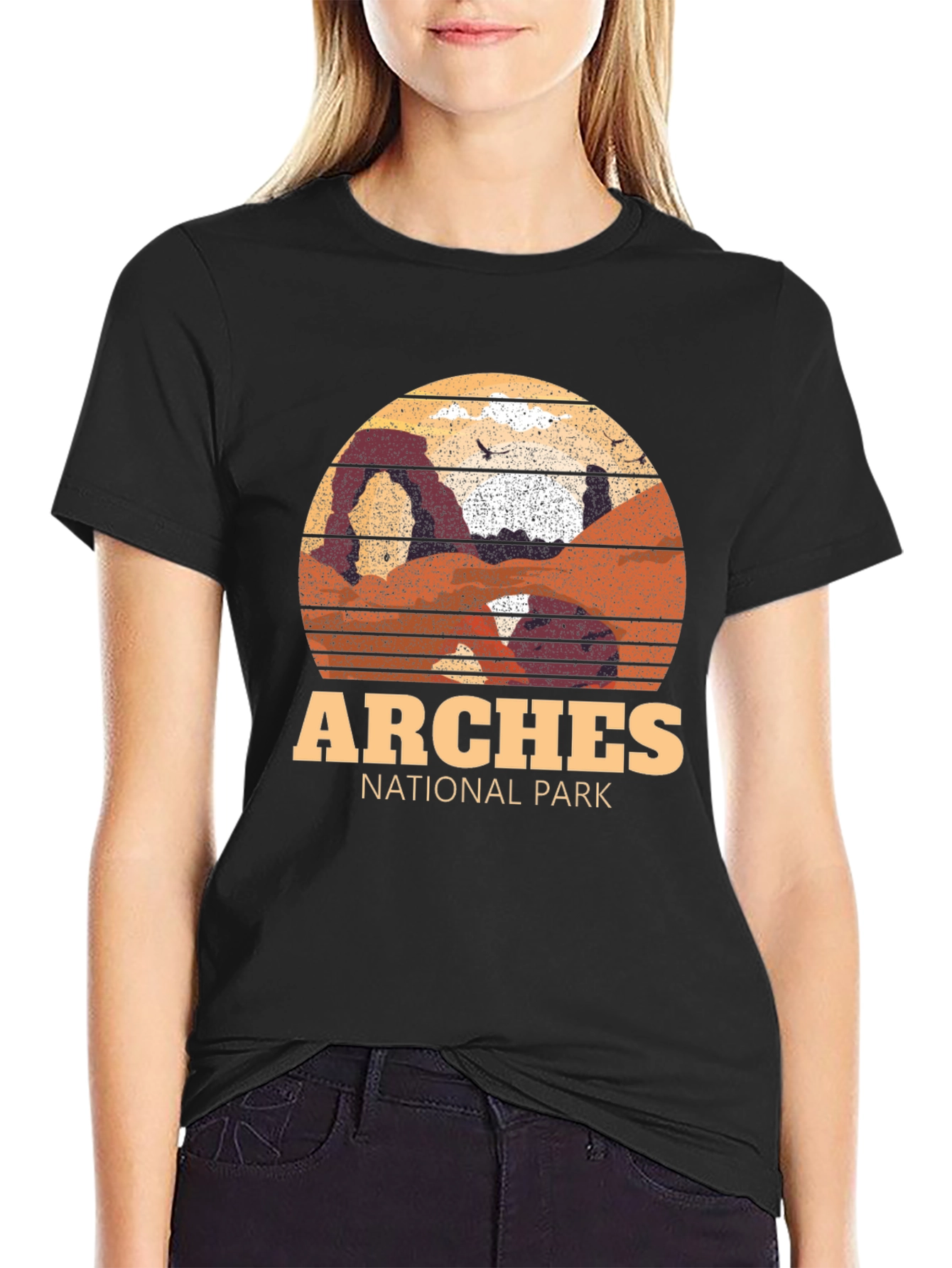 Arches National Park Graphic Tee - Black