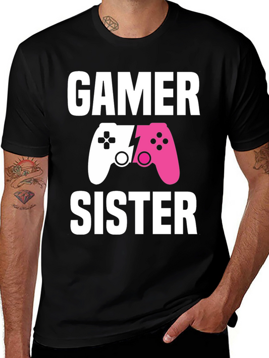 Gamer Sister T-Shirt | Matching Game Controller Tee