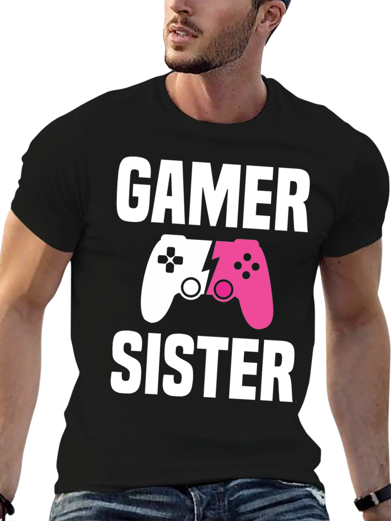 Gamer Sister T-Shirt | Matching Game Controller Tee