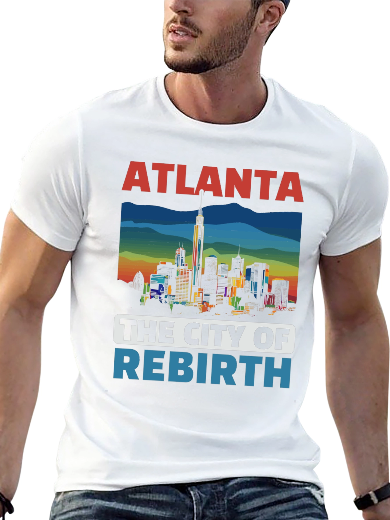 Atlanta City of Rebirth Graphic T-Shirt