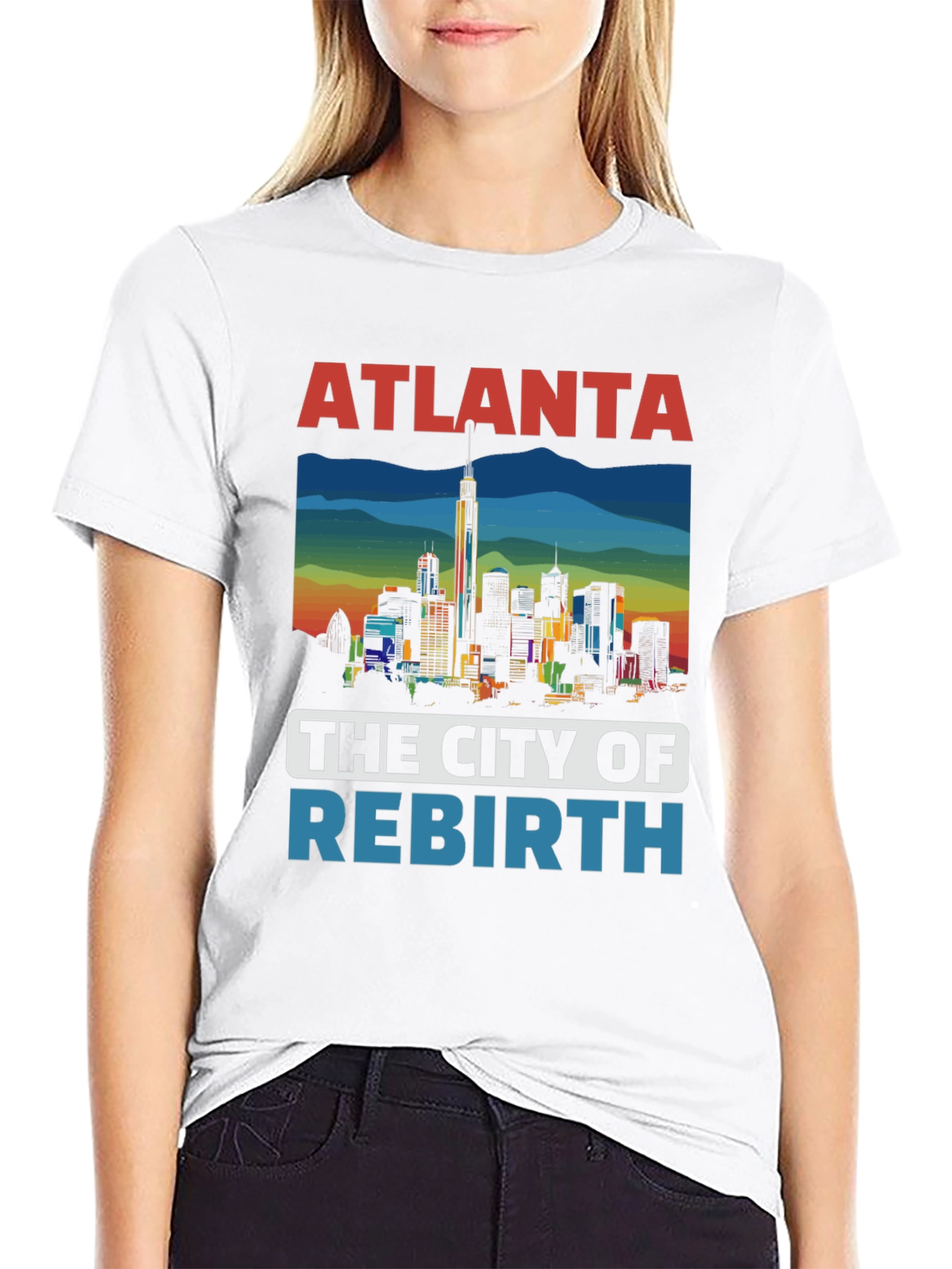 Atlanta City of Rebirth Graphic T-Shirt