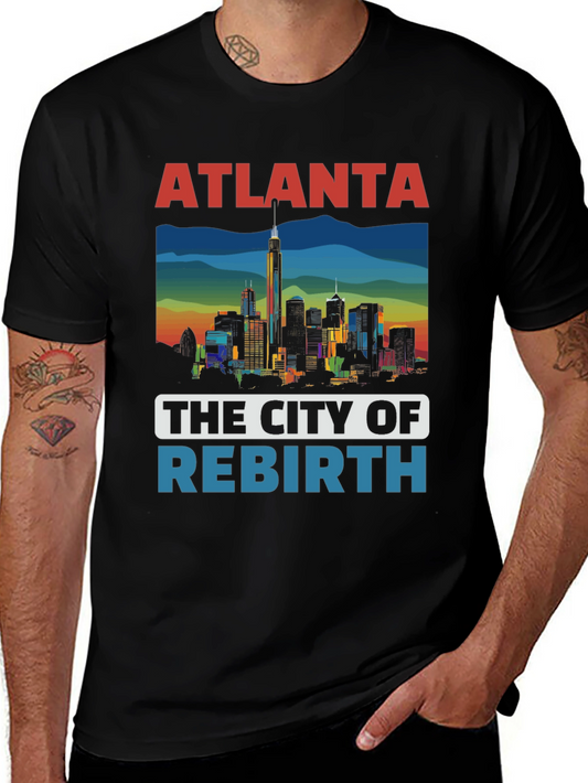 Atlanta City of Rebirth Graphic T-Shirt