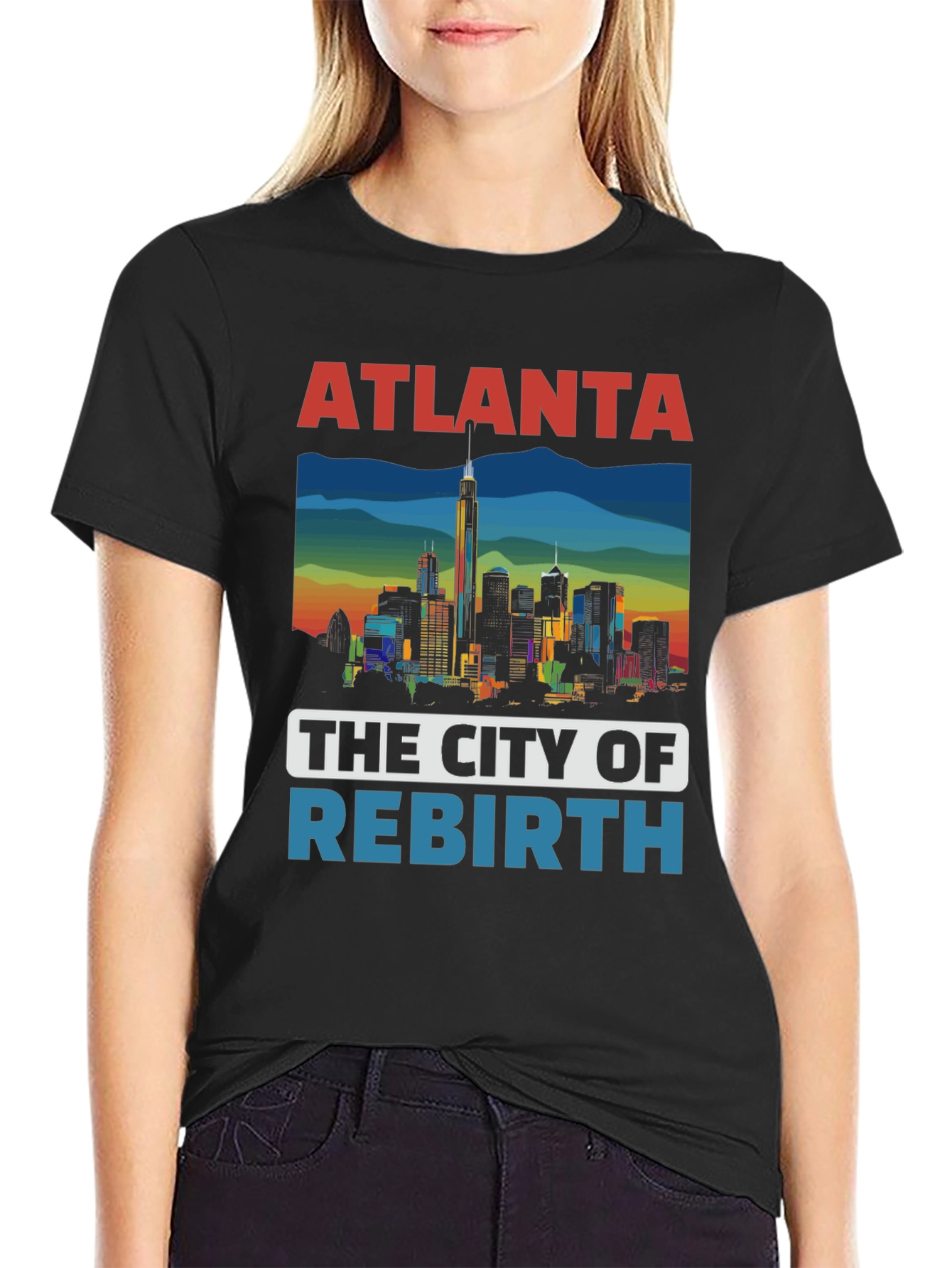 Atlanta City of Rebirth Graphic T-Shirt