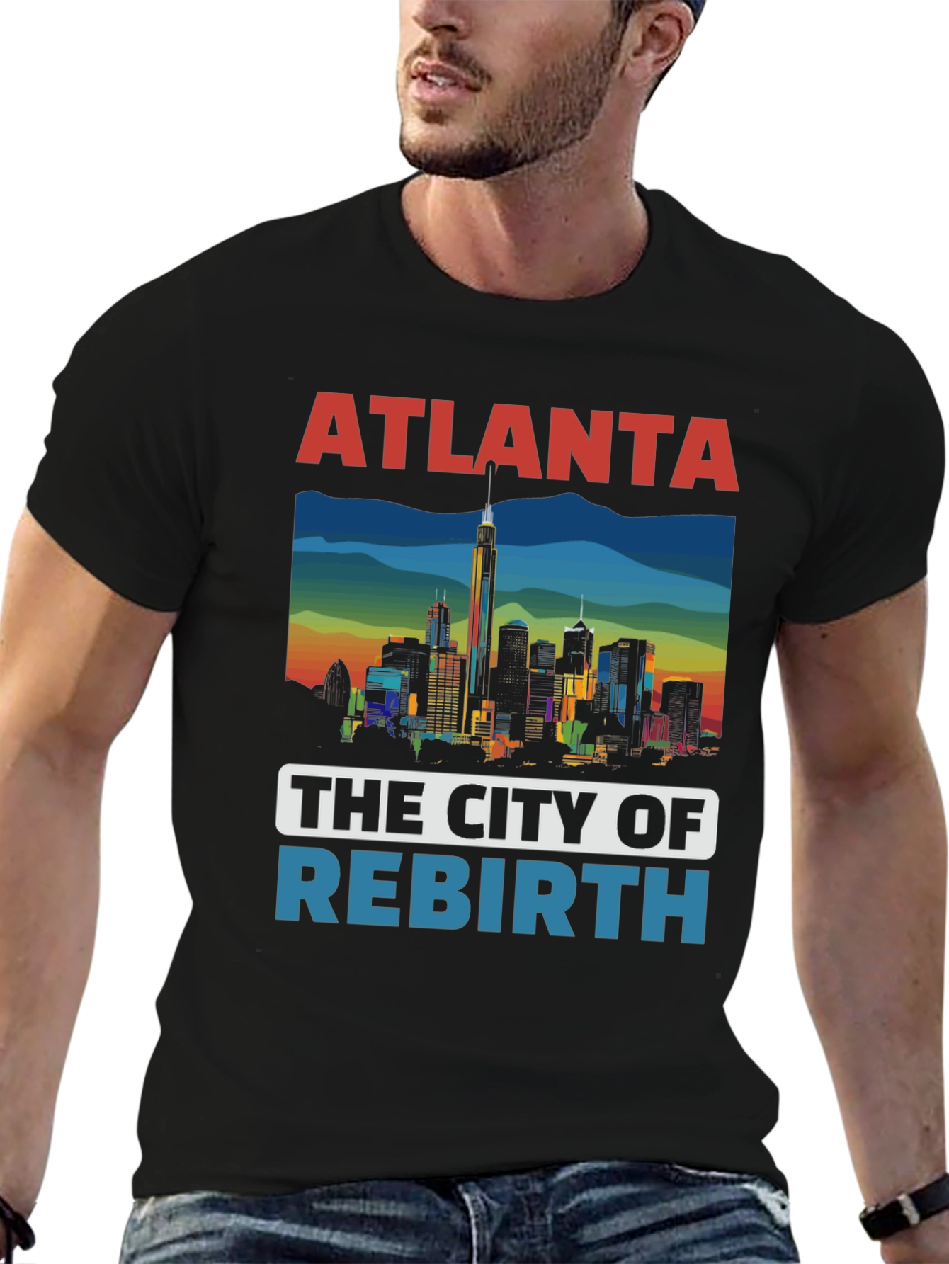 Atlanta City of Rebirth Graphic T-Shirt