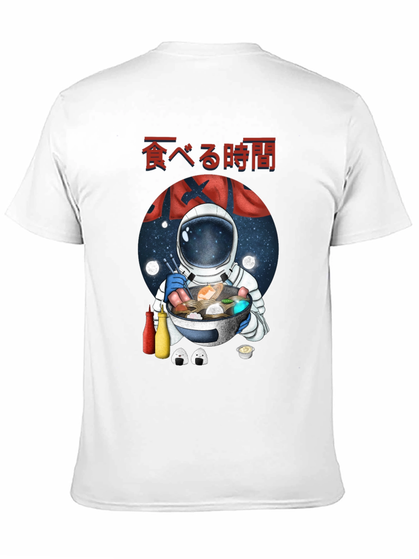 Astronaut Ramen Graphic Tee - Time to Eat!