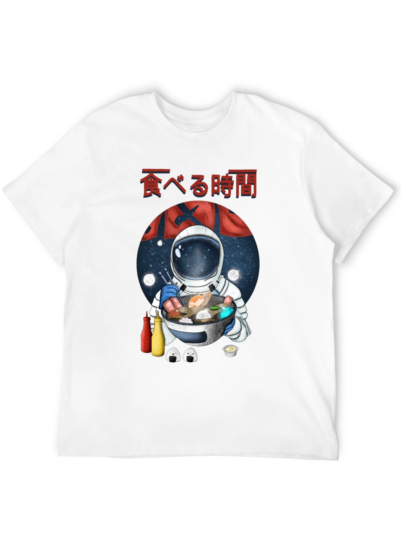 Astronaut Ramen Graphic Tee - Time to Eat!