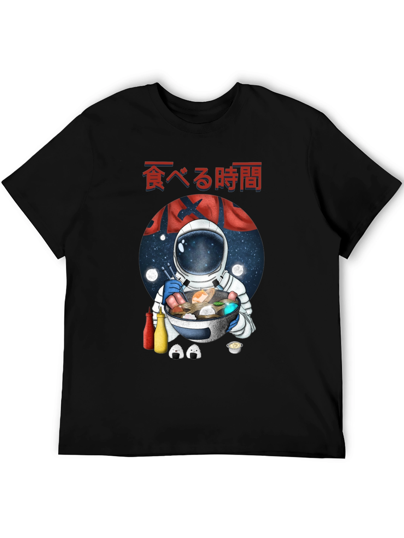 Astronaut Ramen Graphic Tee - Time to Eat!