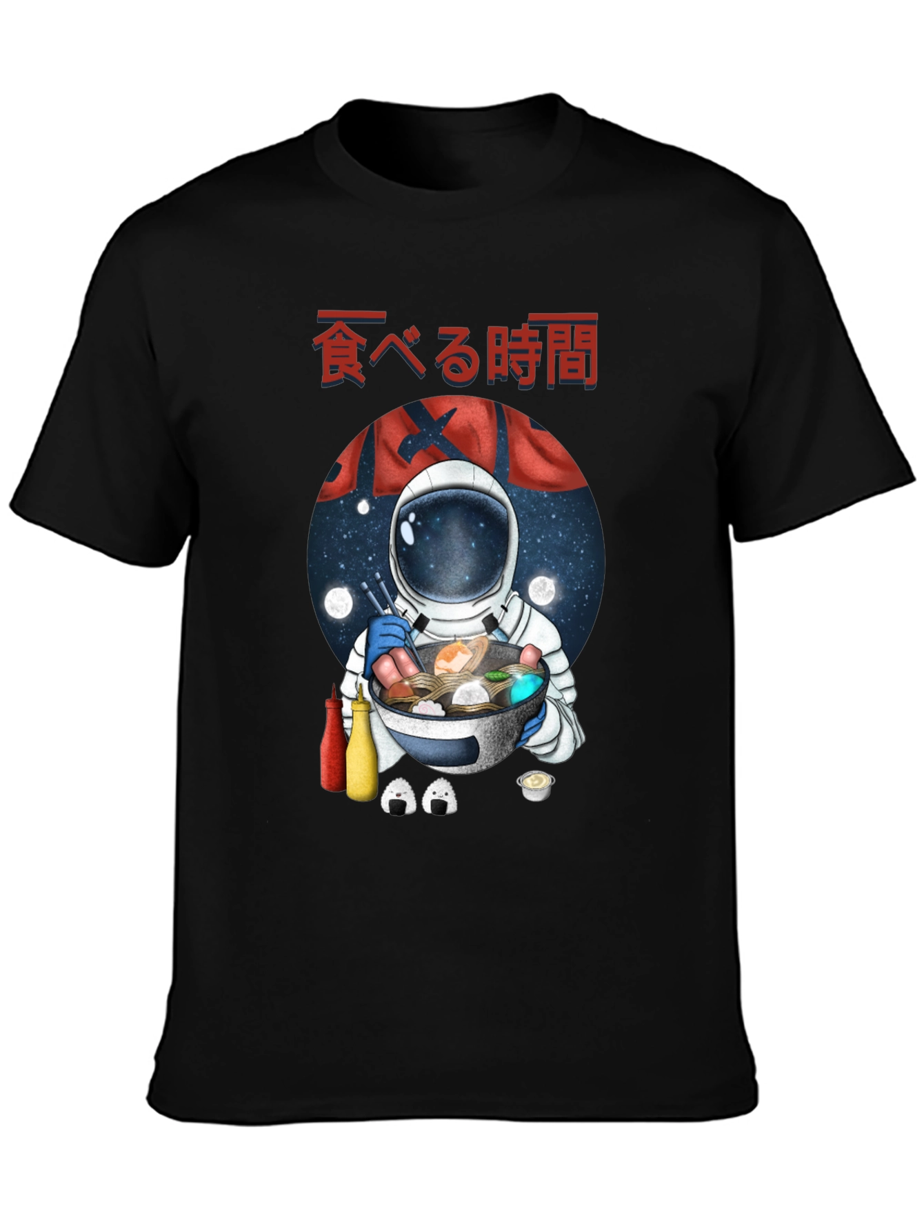 Astronaut Ramen Graphic Tee - Time to Eat!