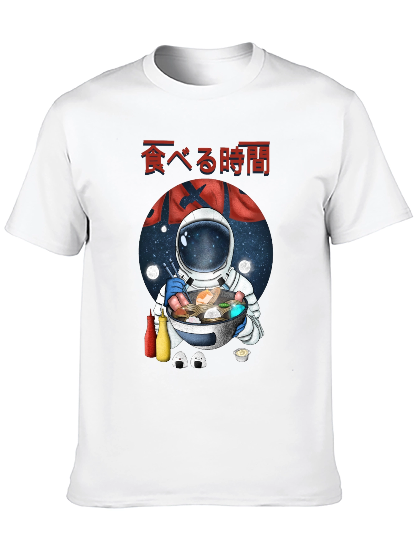 Astronaut Ramen Graphic Tee - Time to Eat!