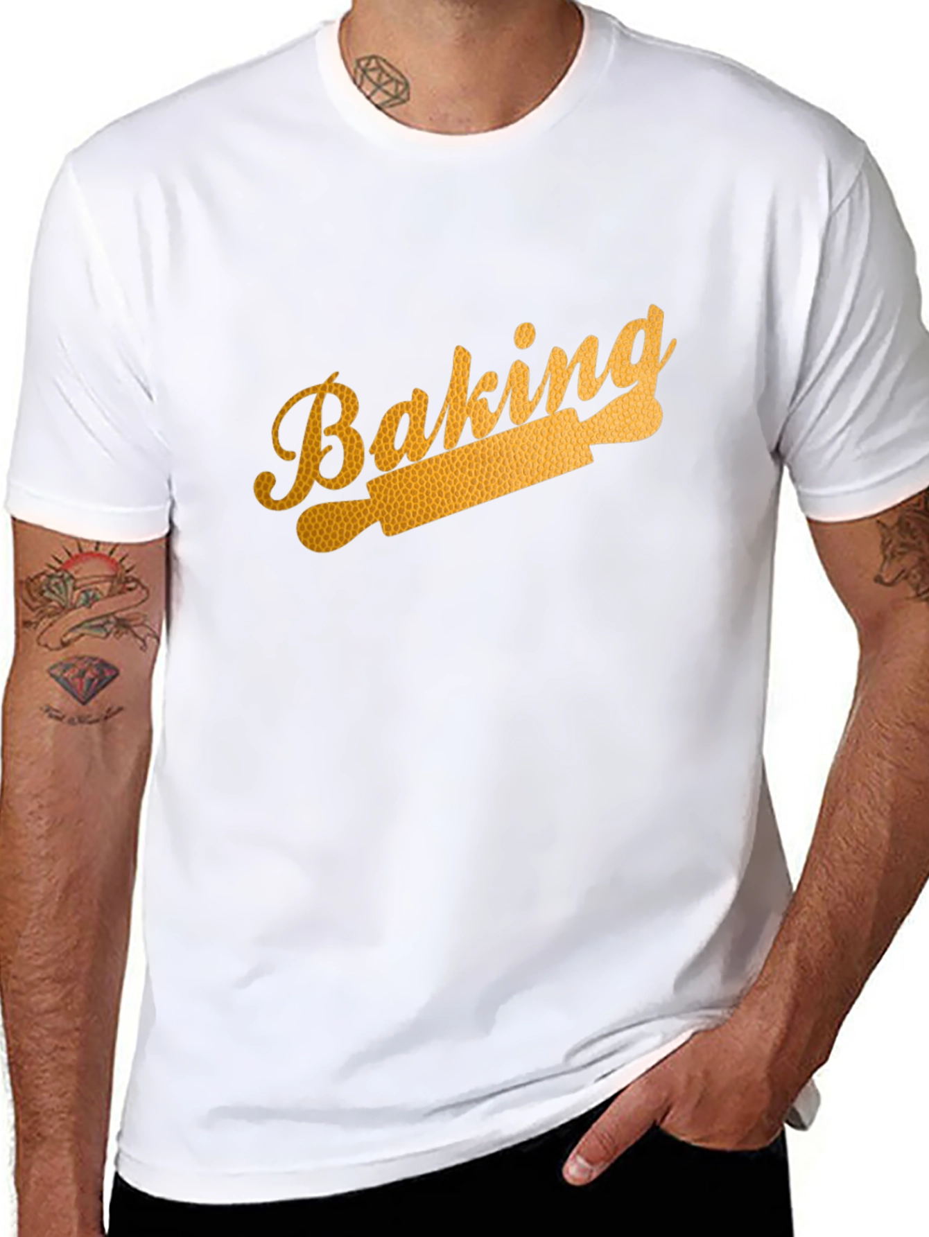 Baking Rolling Pin Graphic Tee - Stylish Bakers Shirt
