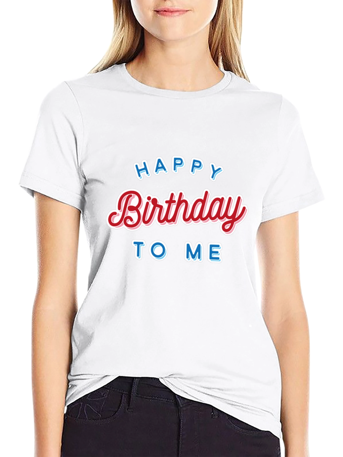 Happy Birthday to Me Black T-Shirt