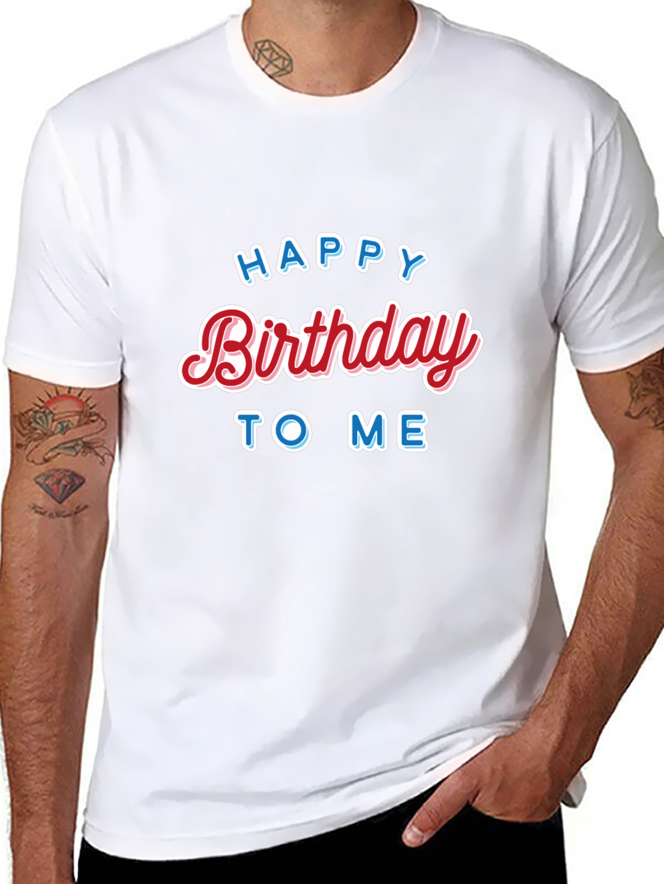 Happy Birthday to Me Black T-Shirt