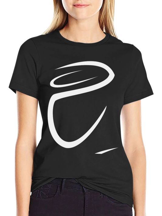 Abstract Graphic Tee - Black