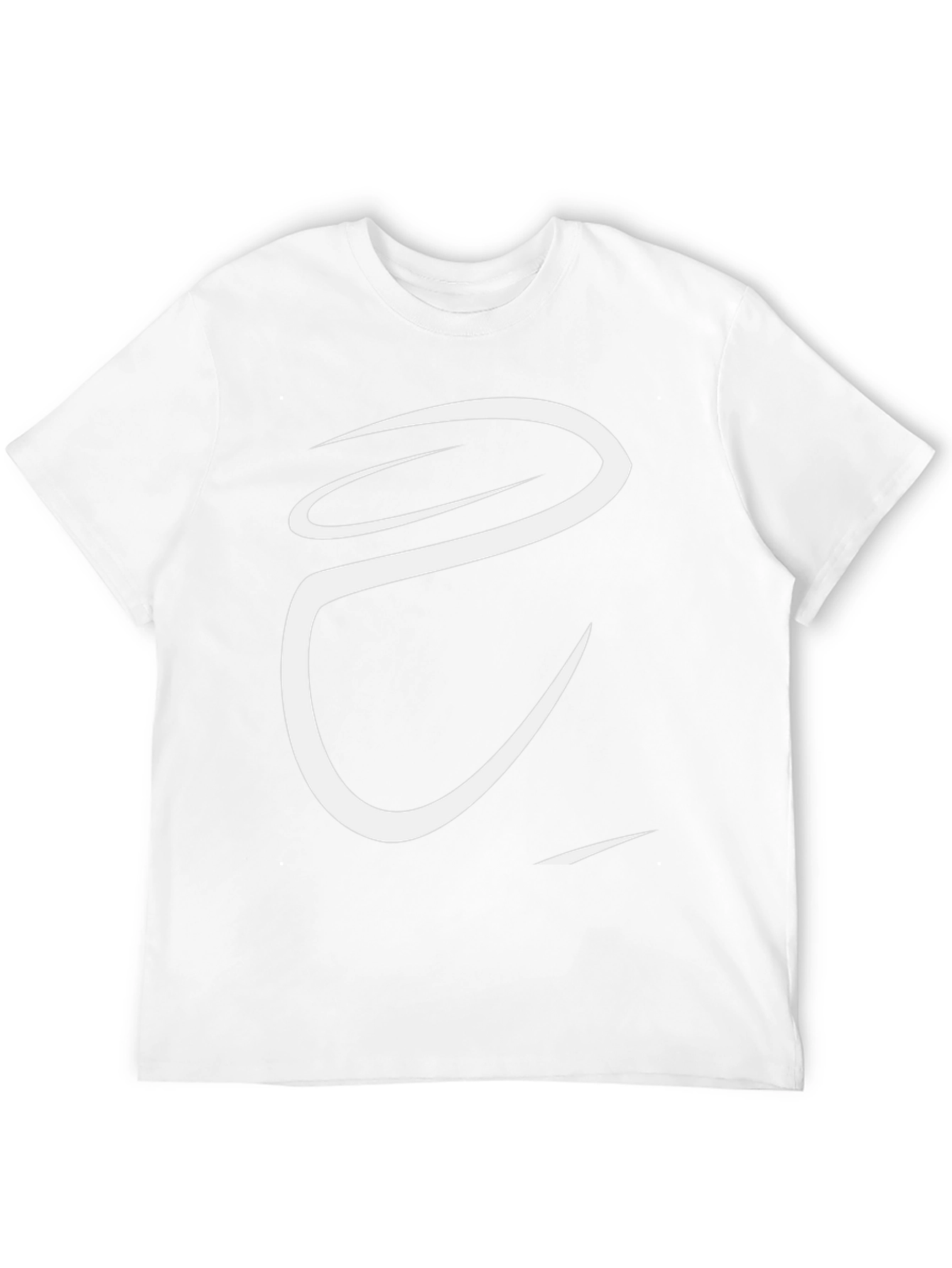 Abstract Graphic Tee - Black