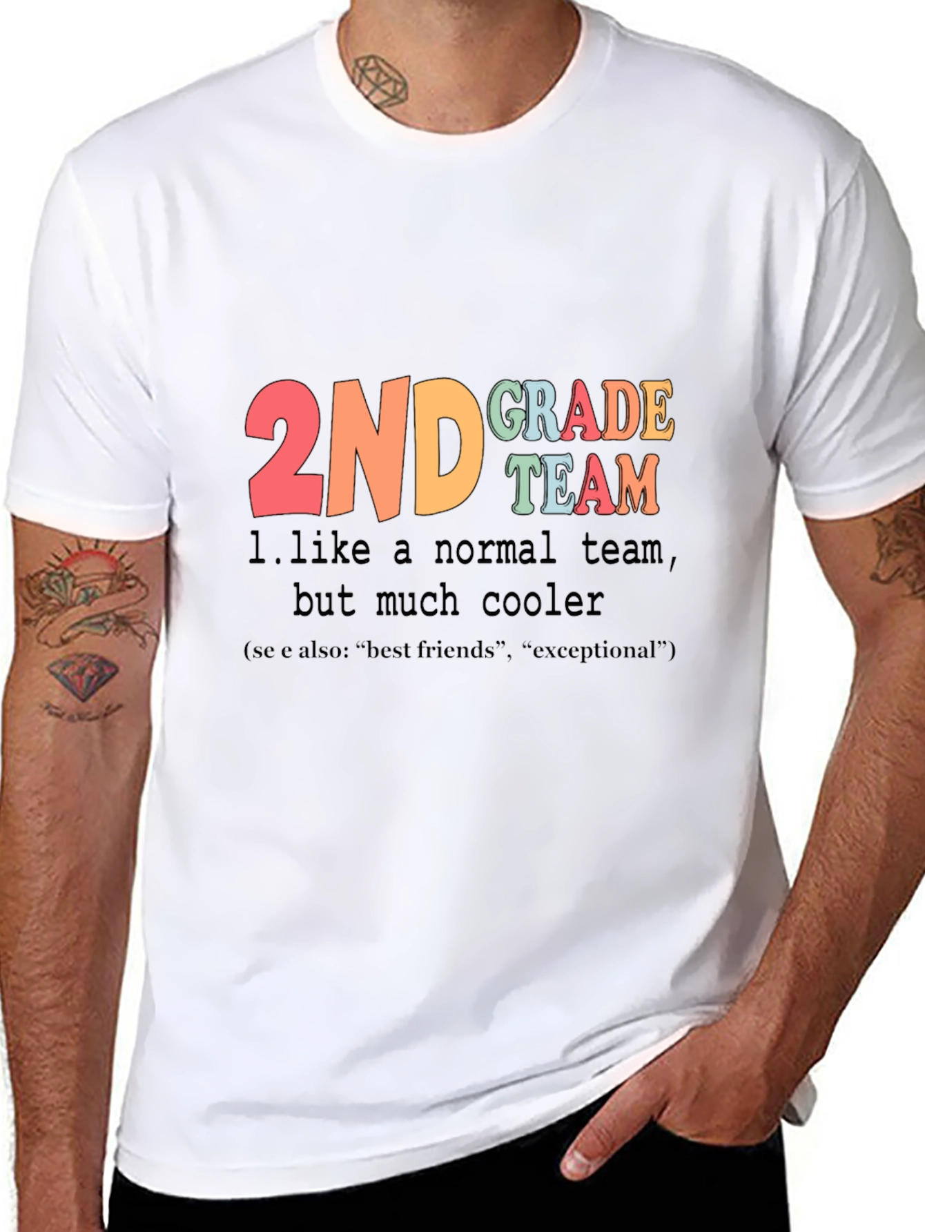 2nd Grade Teacher Team T-Shirt
