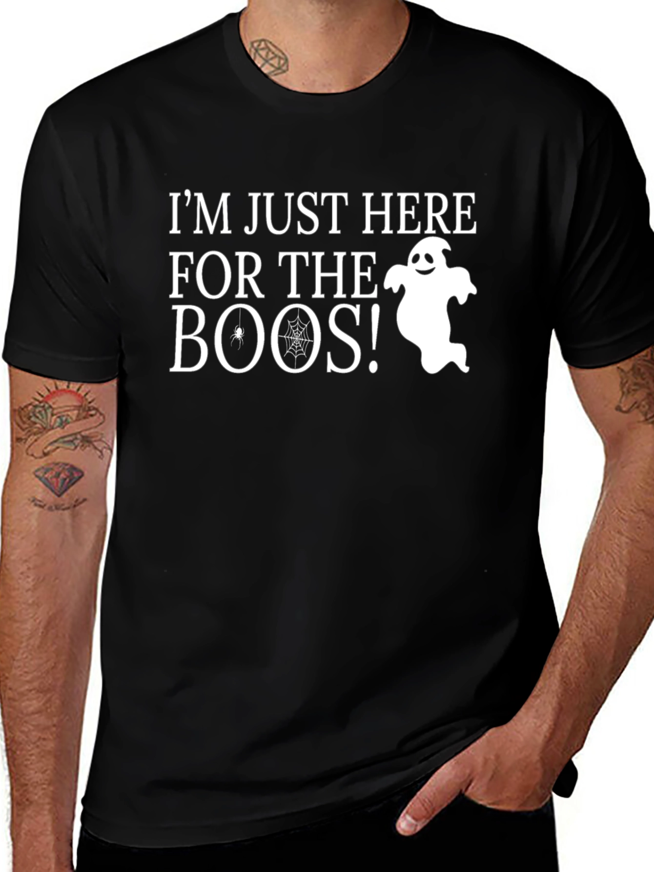 Halloween Boo T-Shirt - Funny Ghost Tee
