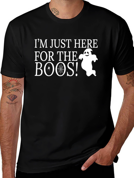 Halloween Boo T-Shirt - Funny Ghost Tee