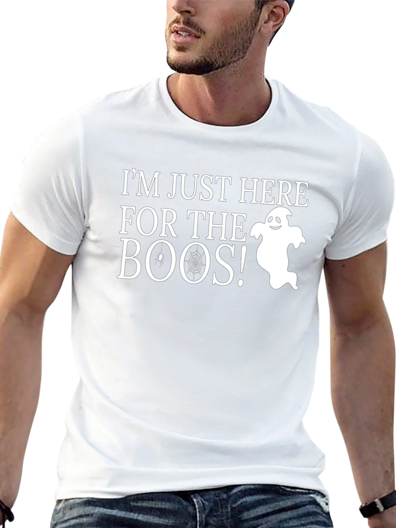 Halloween Boo T-Shirt - Funny Ghost Tee