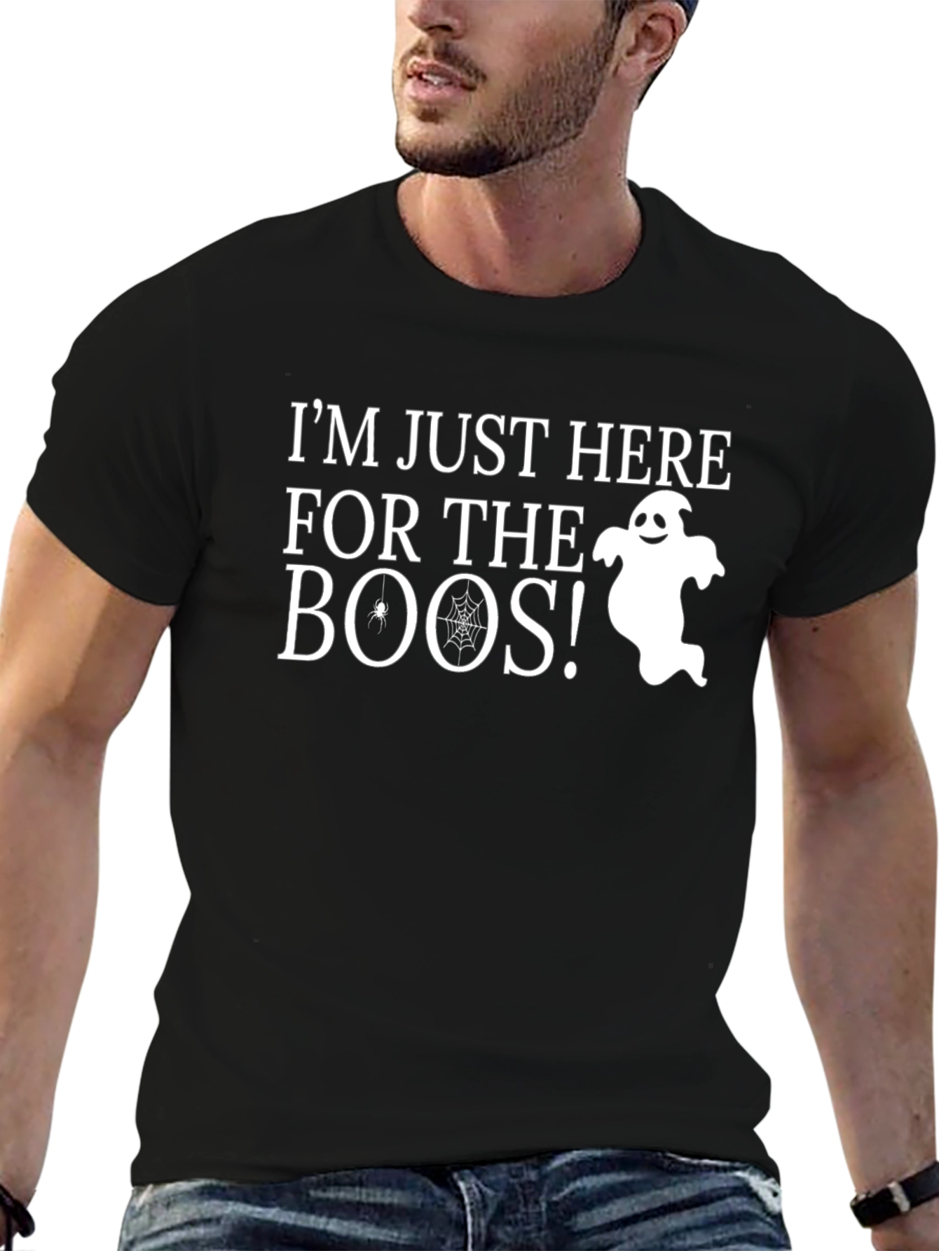 Halloween Boo T-Shirt - Funny Ghost Tee