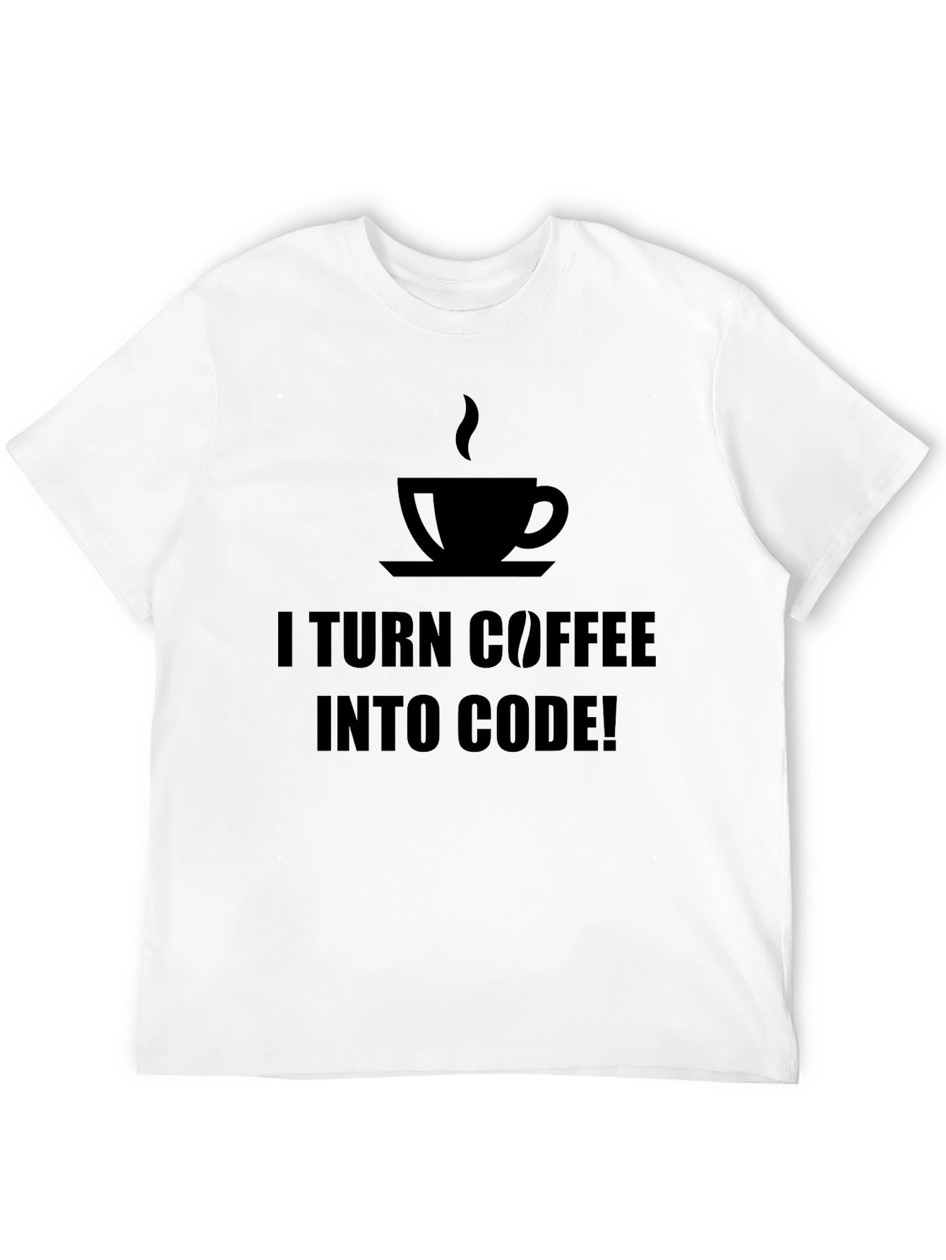 Coffee to Code Black T-Shirt - Programmer Gift