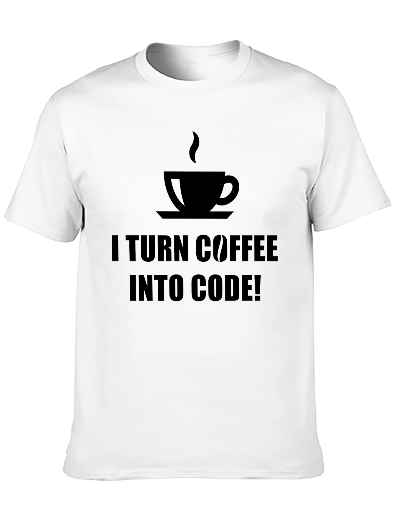 Coffee to Code Black T-Shirt - Programmer Gift