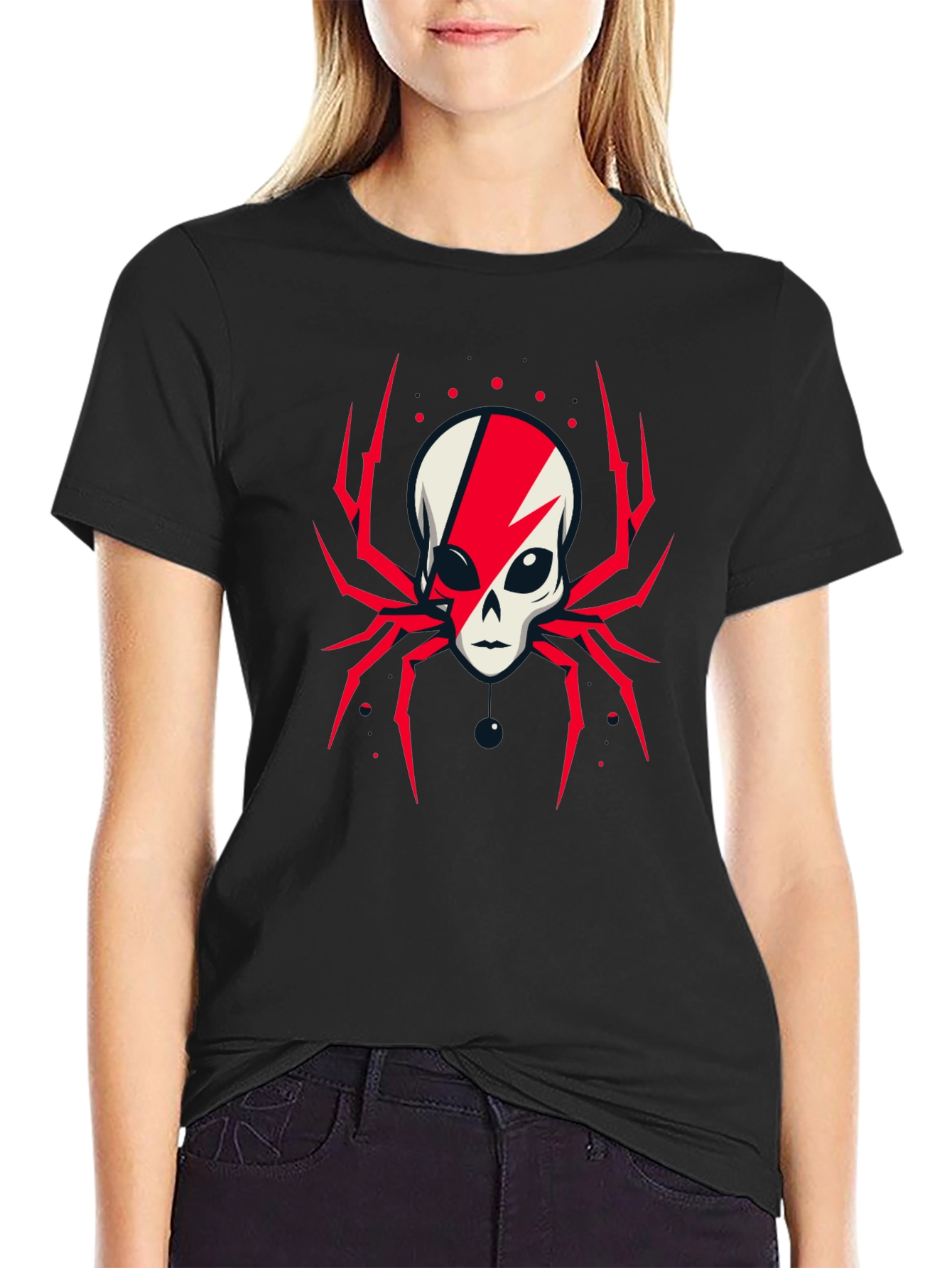 Alien Spider Graphic Tee - Unique Design