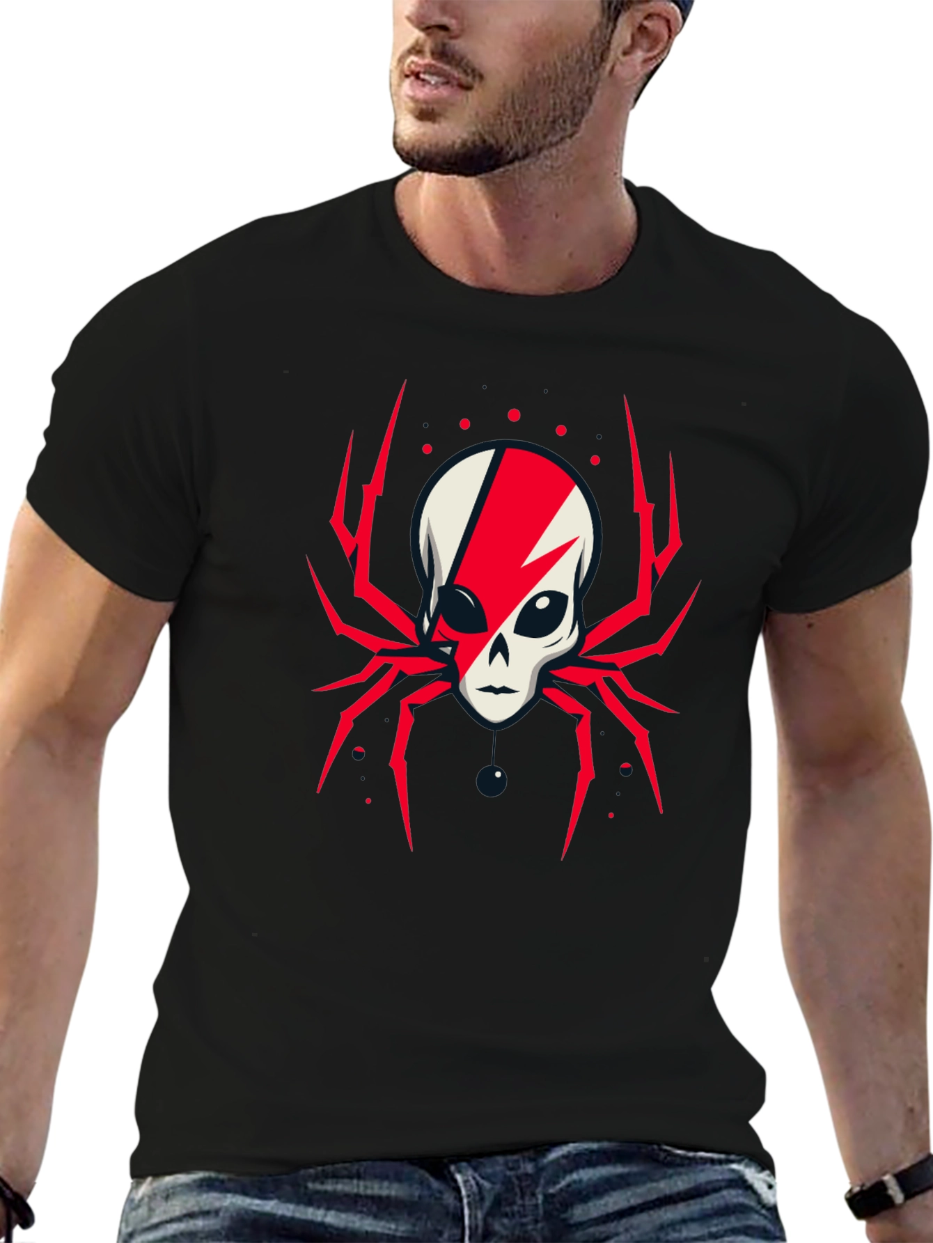 Alien Spider Graphic Tee - Unique Design