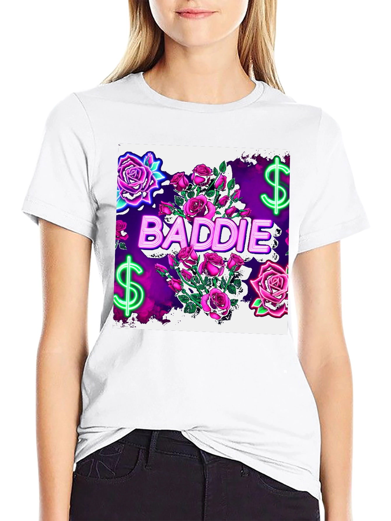 Baddie Roses Graphic Tee