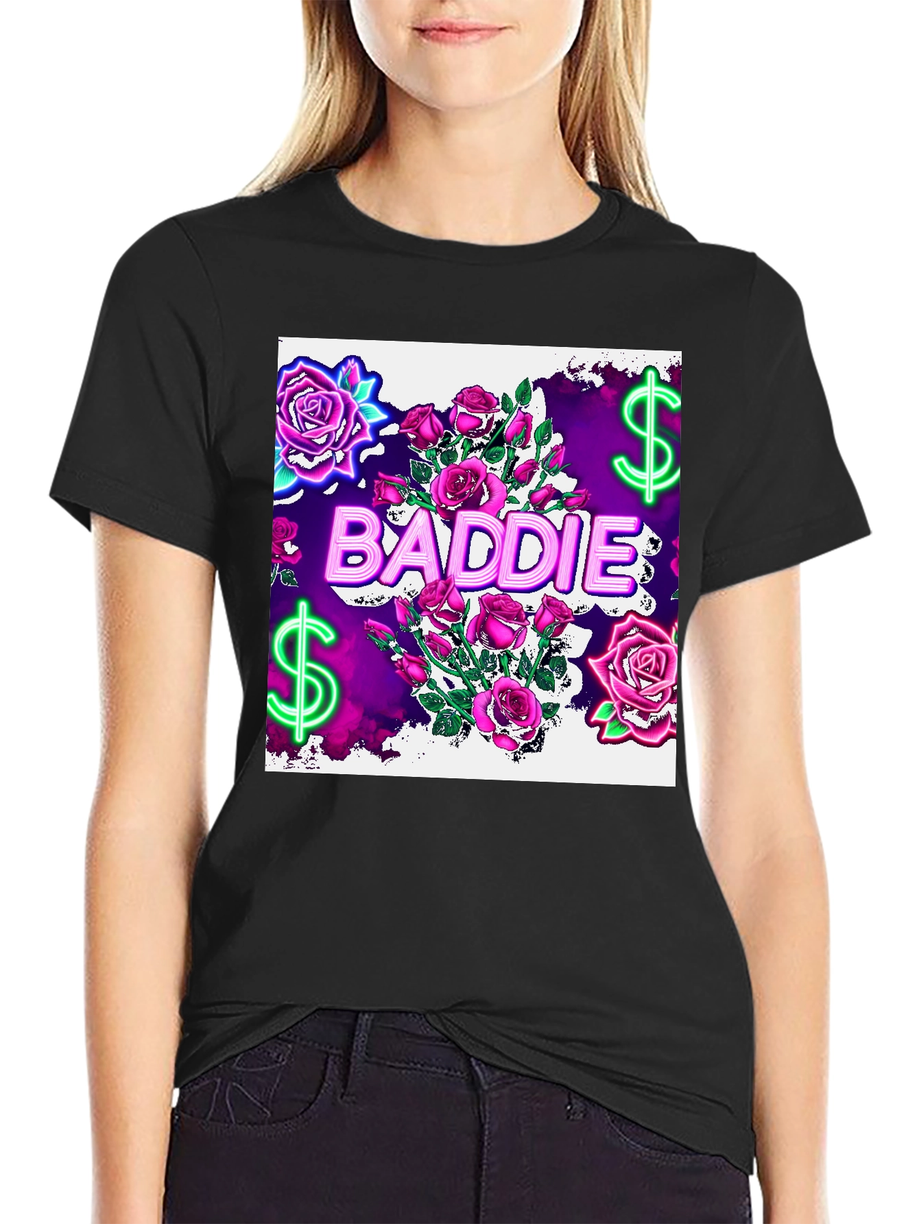 Baddie Roses Graphic Tee