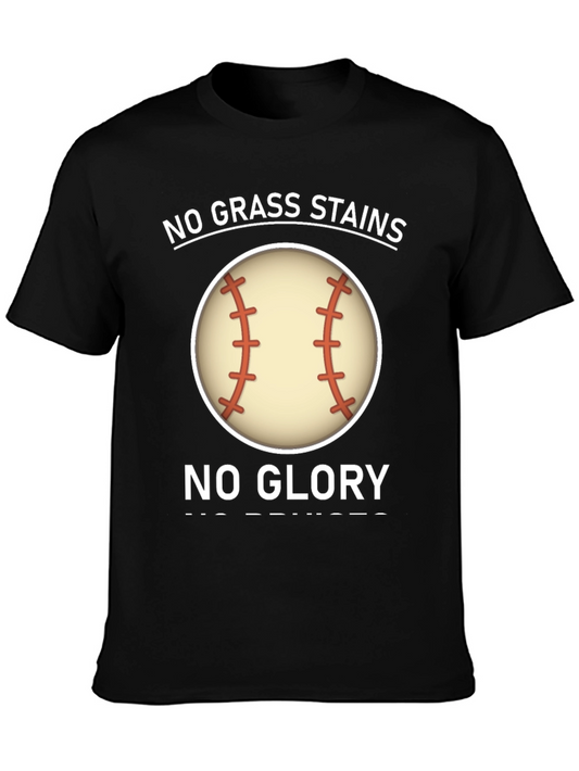 Baseball Fan T-Shirt - No Grass Stains No Glory