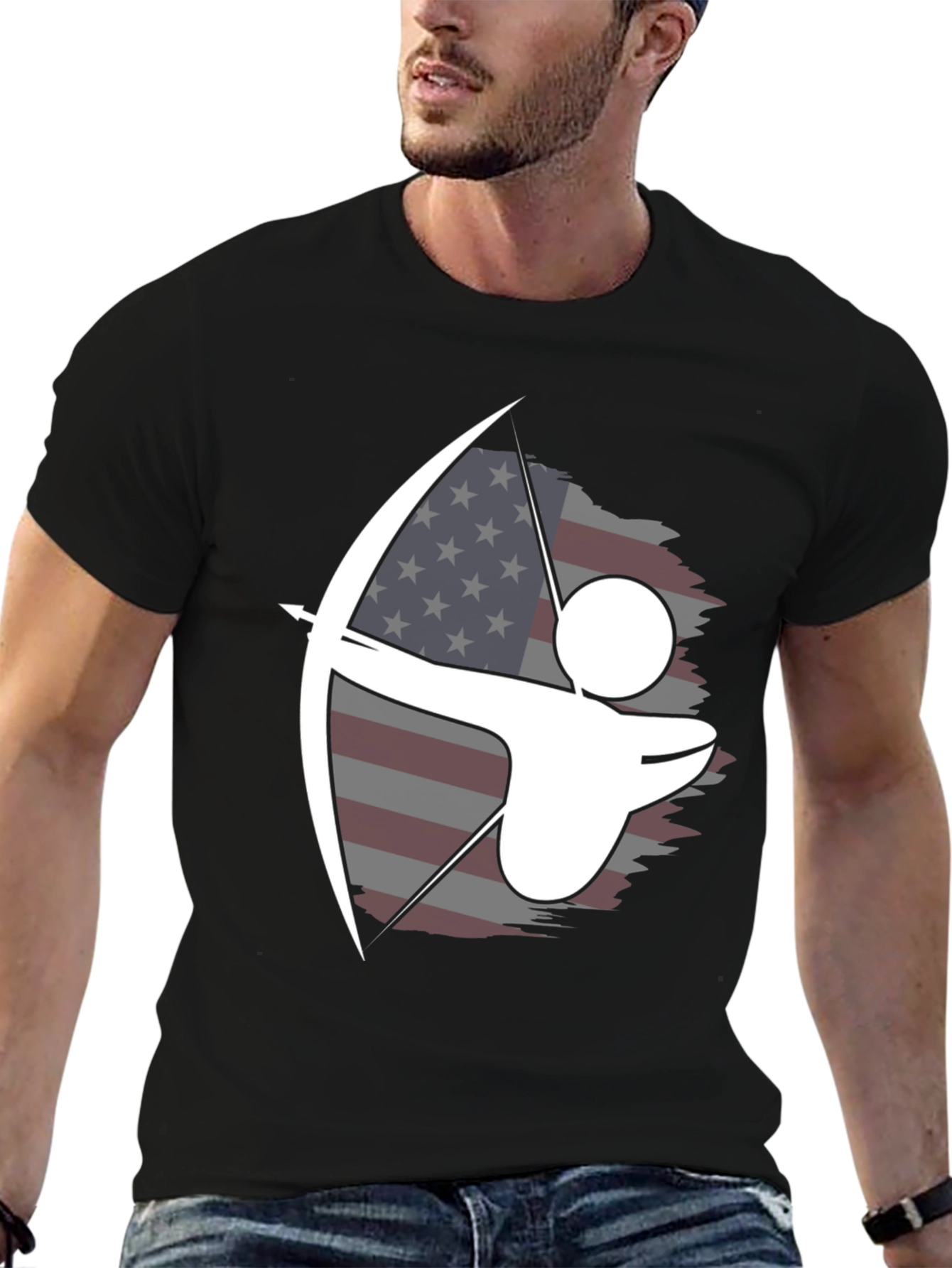 Archery USA Flag Graphic Tee