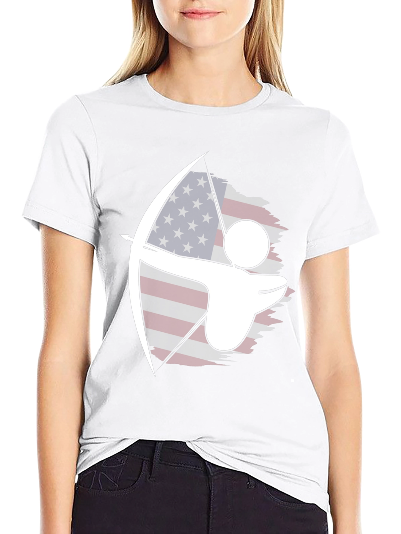 Archery USA Flag Graphic Tee