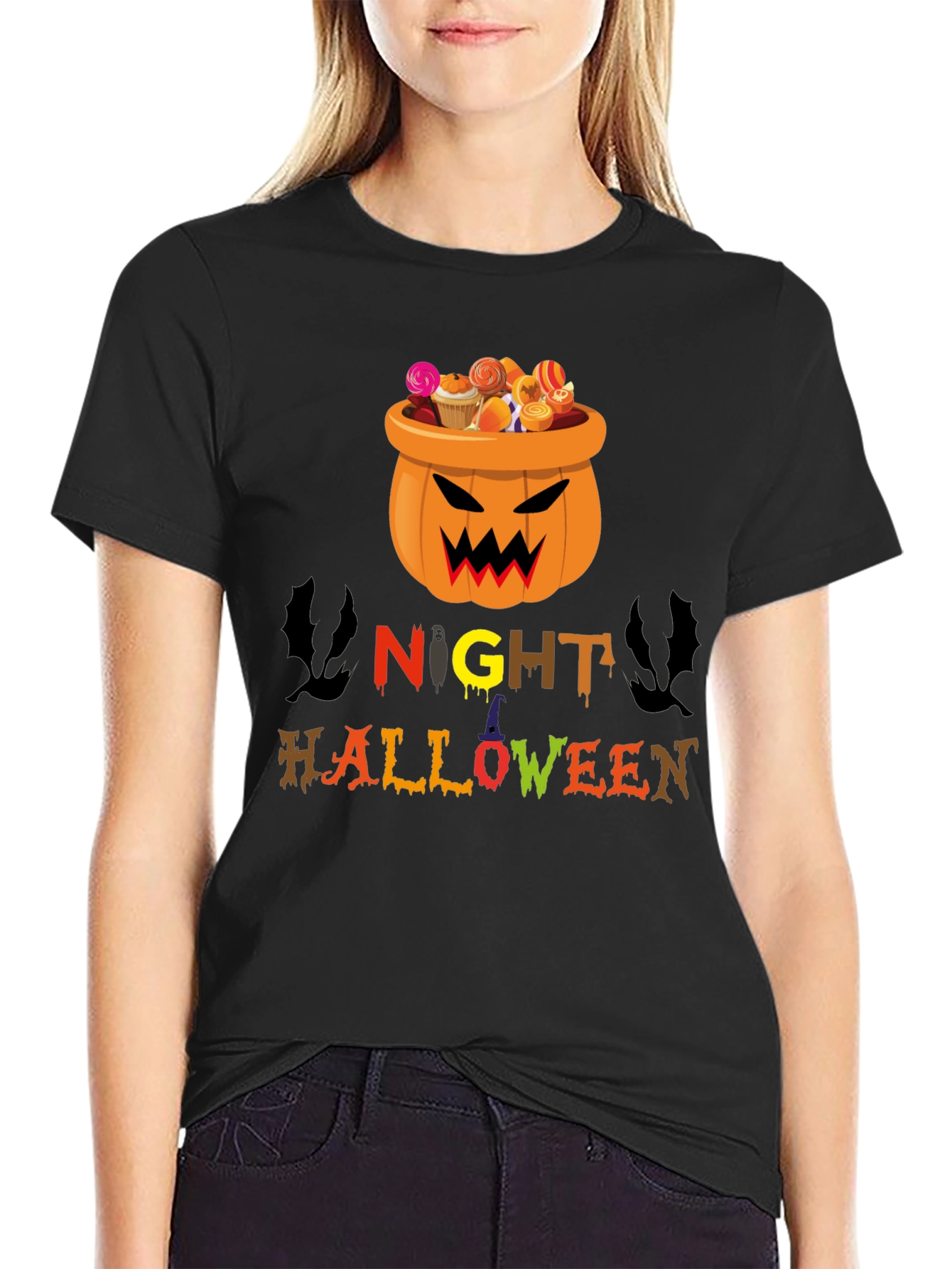 Halloween Night T-Shirt Spooky Season Shirt