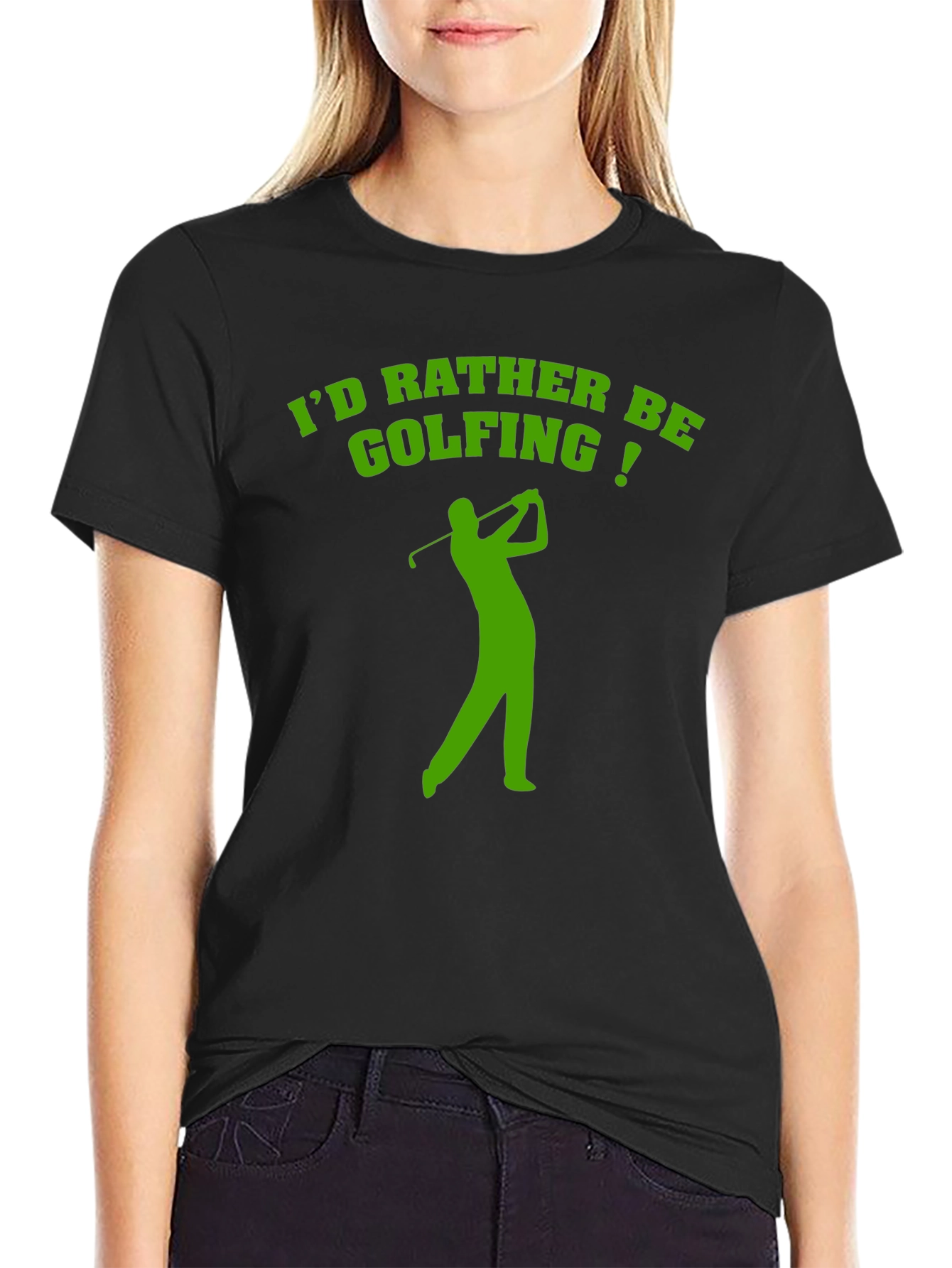 Golfing T-Shirt - Id Rather Be Golfing Tee