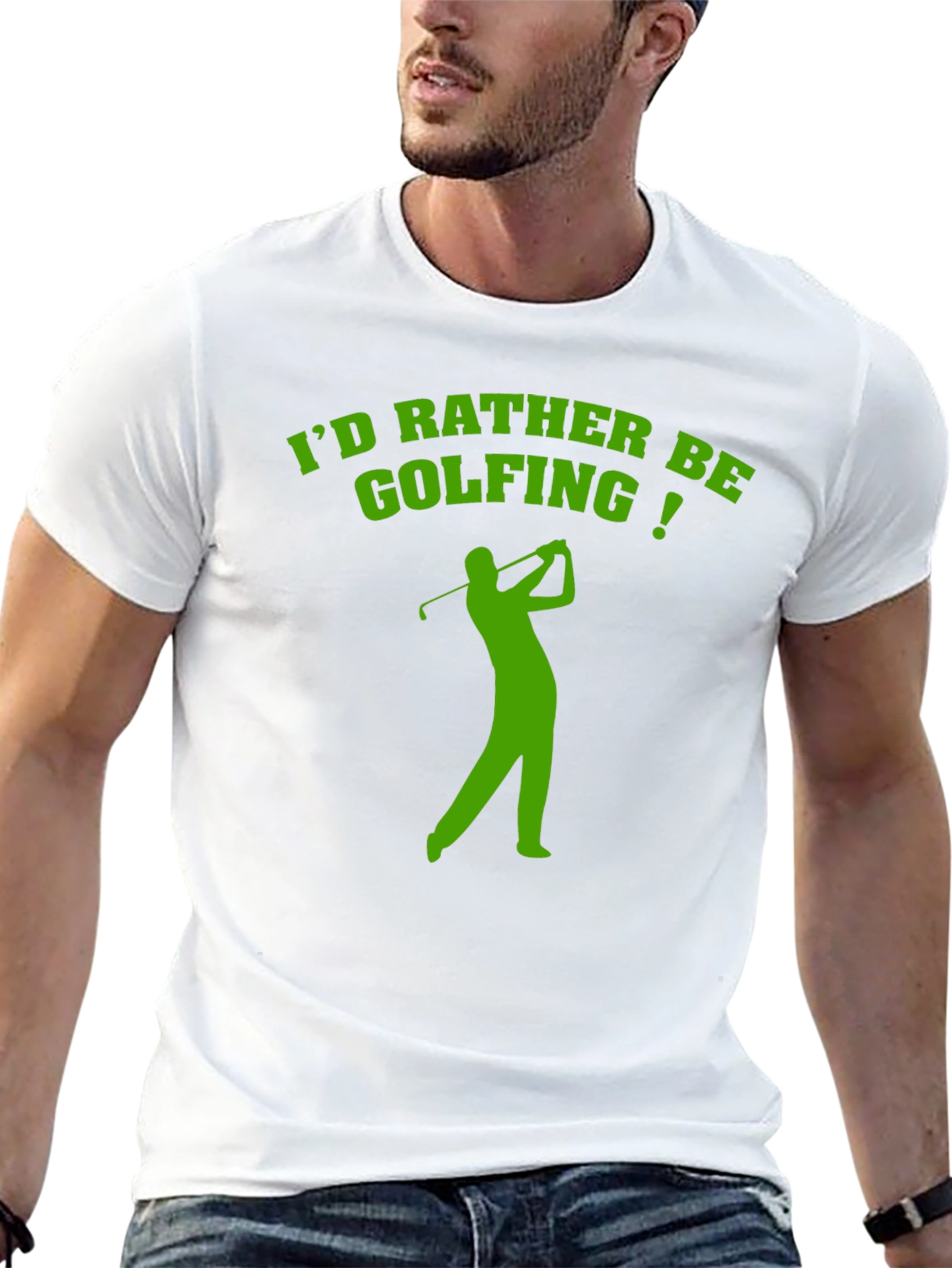 Golfing T-Shirt - Id Rather Be Golfing Tee