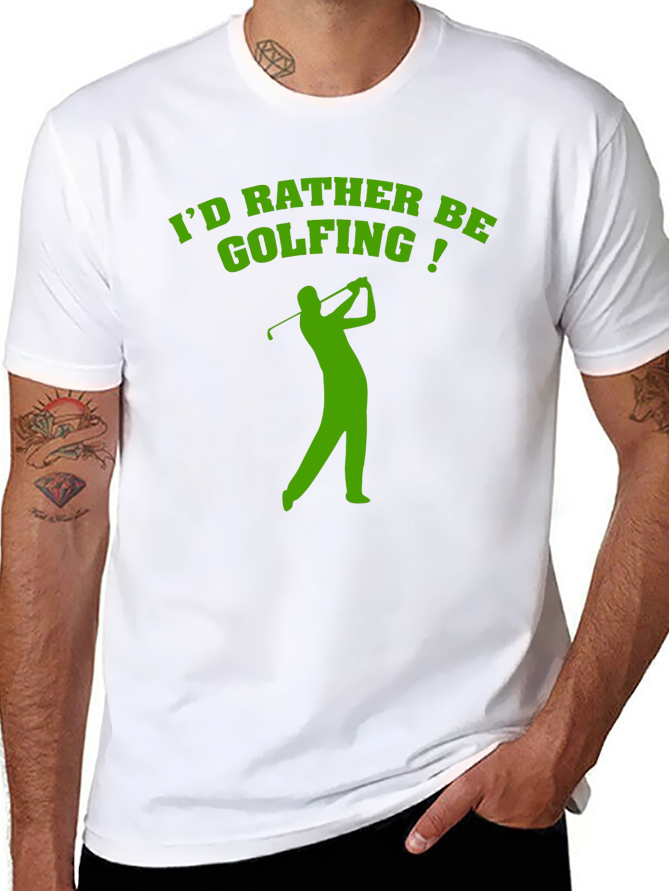 Golfing T-Shirt - Id Rather Be Golfing Tee