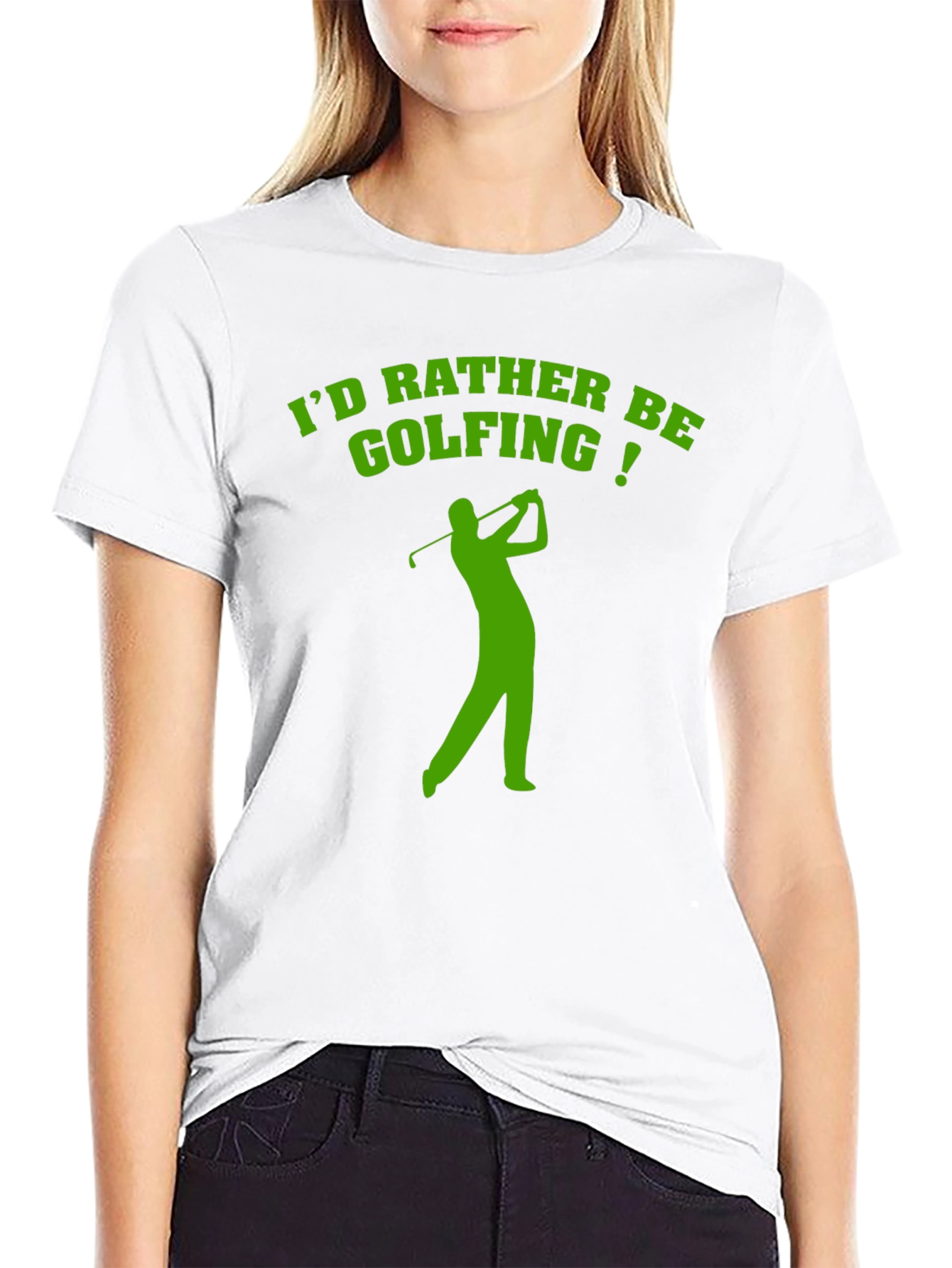 Golfing T-Shirt - Id Rather Be Golfing Tee