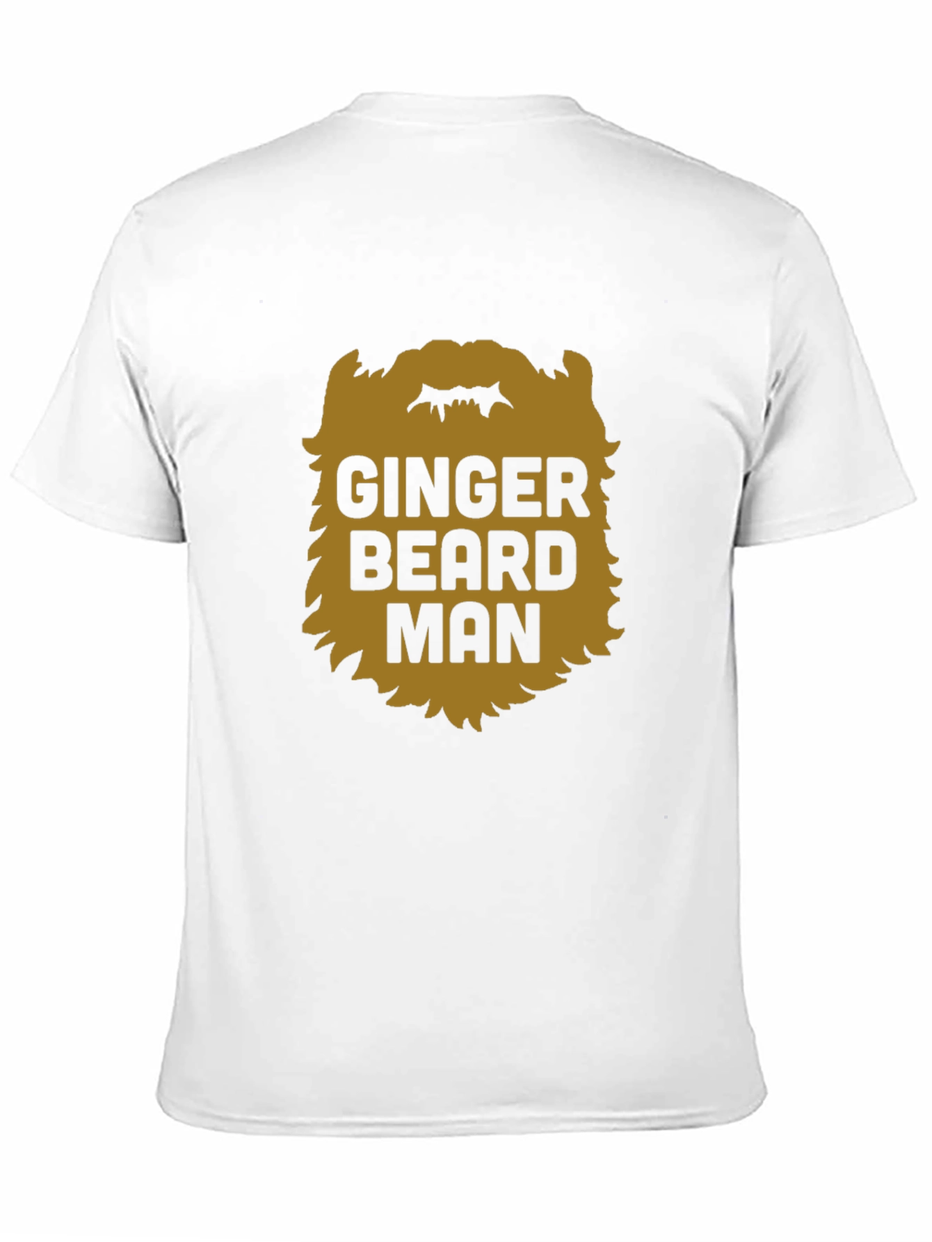 Ginger Beard Man Black T-Shirt