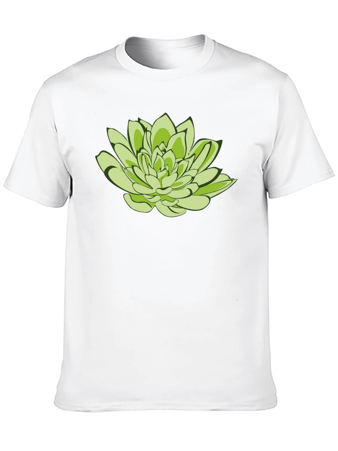 Lotus Graphic Tee - Black Cotton