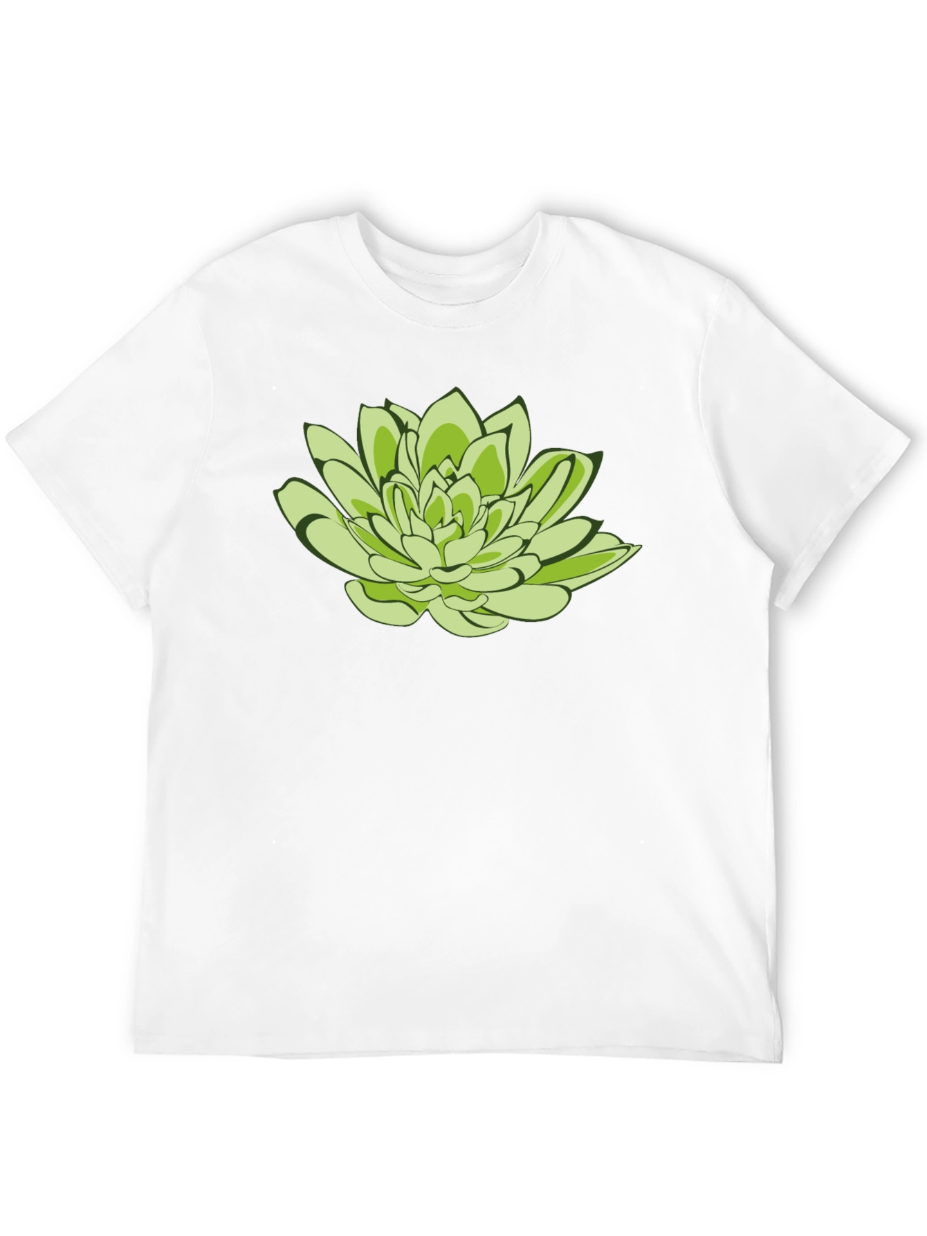 Lotus Graphic Tee - Black Cotton